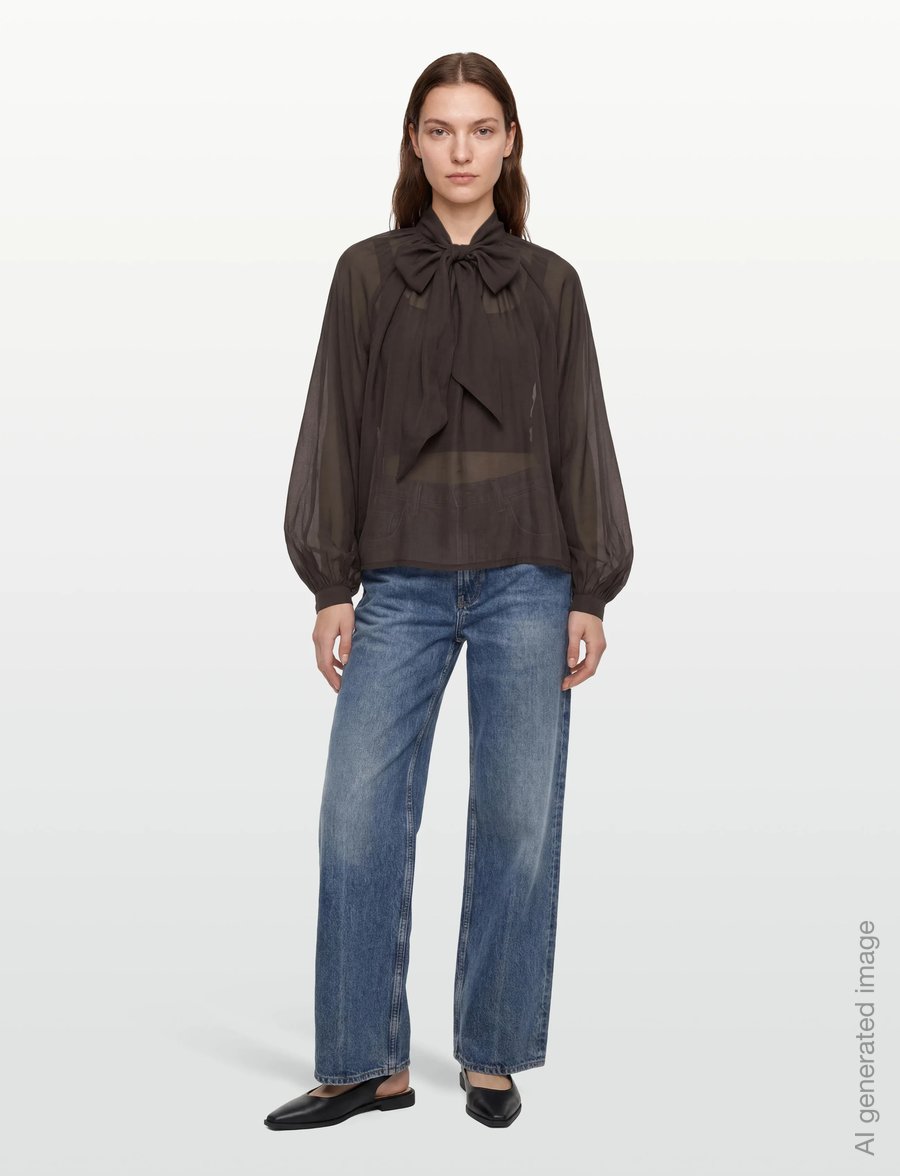 Copenhagen Muse - CMTILLY-BLOUSE - langærmede bluser - mulch - 0