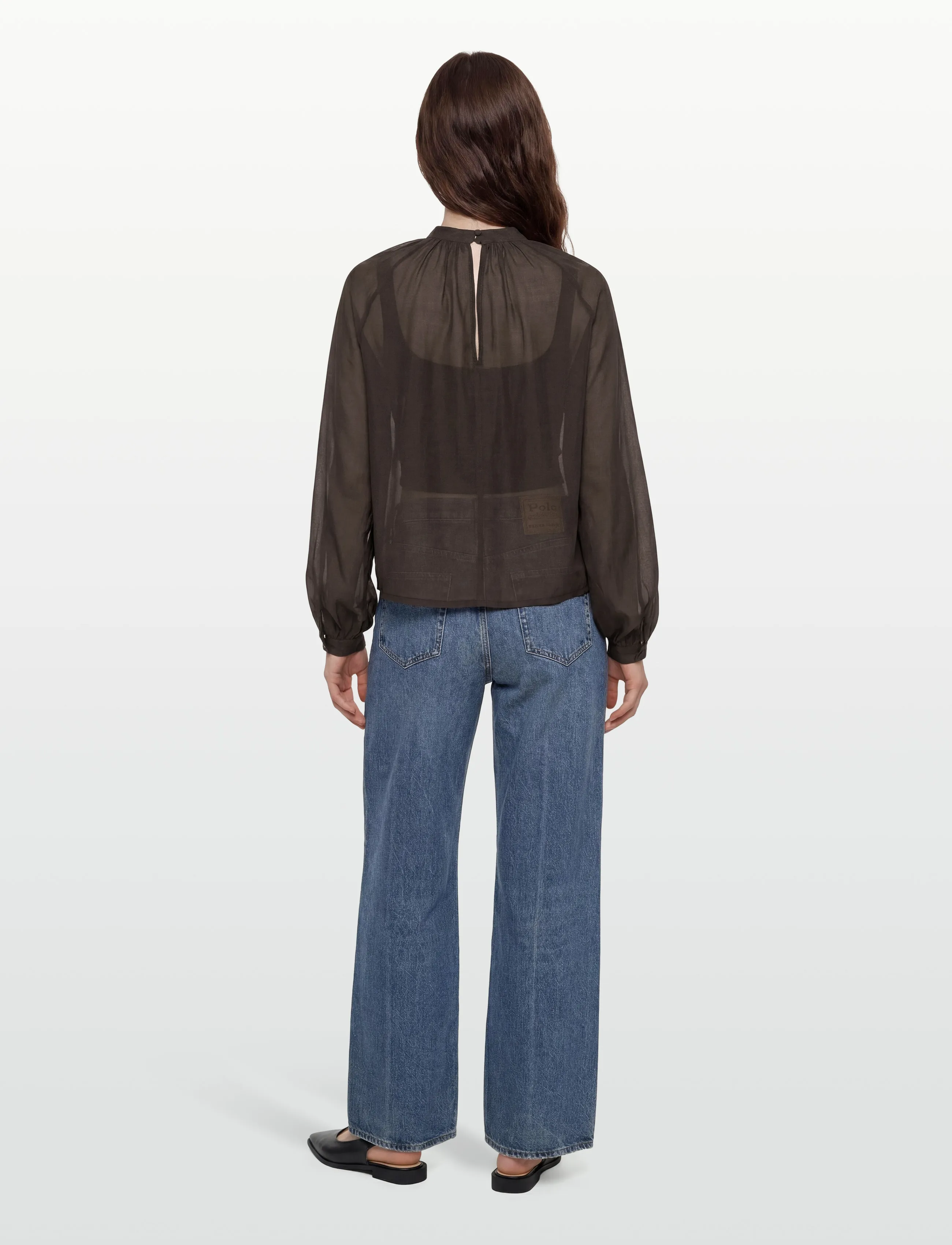 Copenhagen Muse - CMTILLY-BLOUSE - langärmelige blusen - mulch - 4