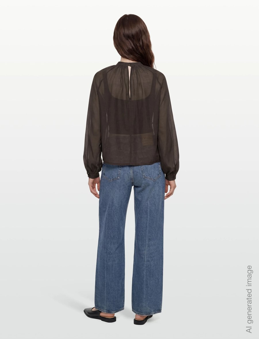 Copenhagen Muse - CMTILLY-BLOUSE - langærmede bluser - mulch - 4