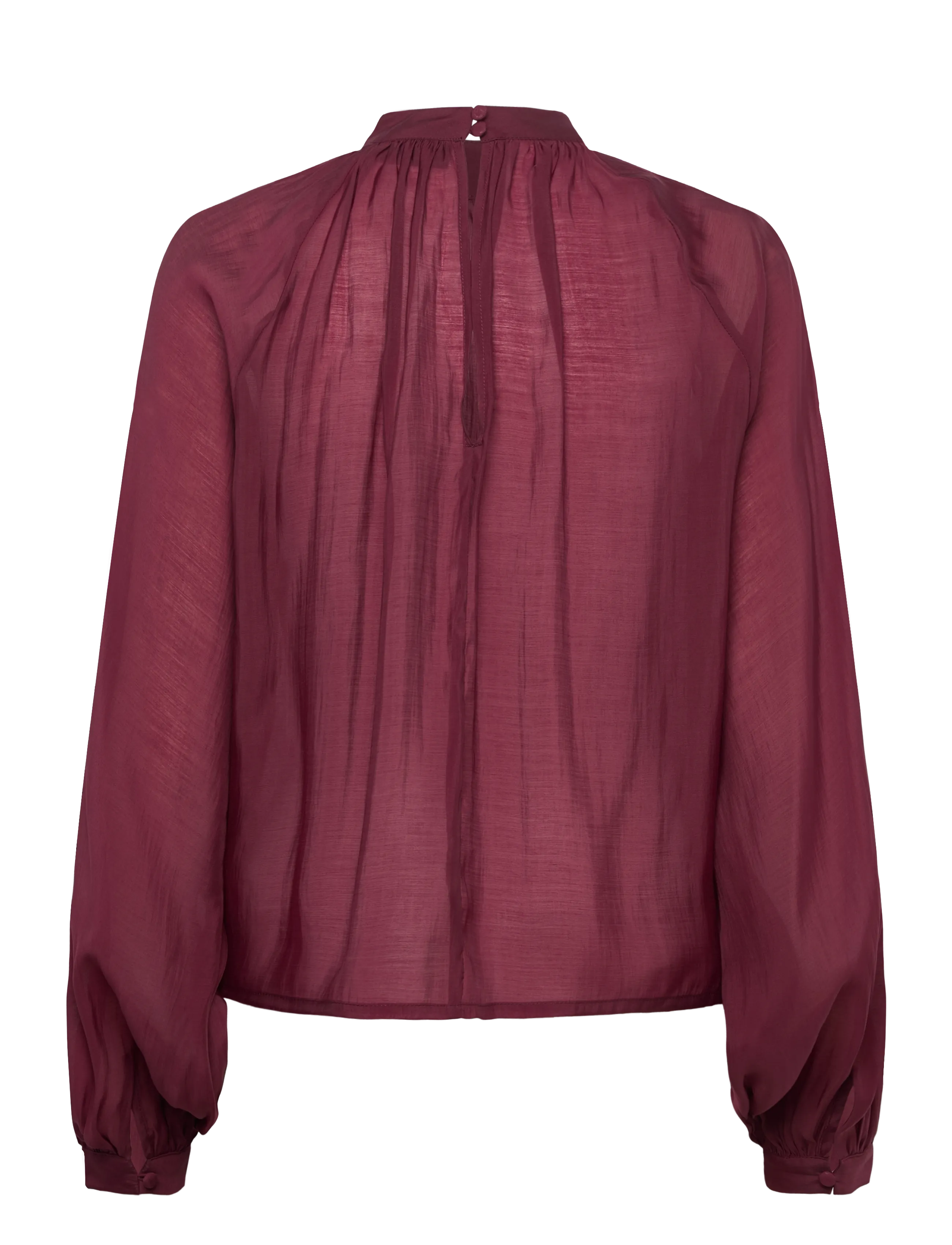 Copenhagen Muse - CMTILLY-BLOUSE - langærmede bluser - windsor wine - 1