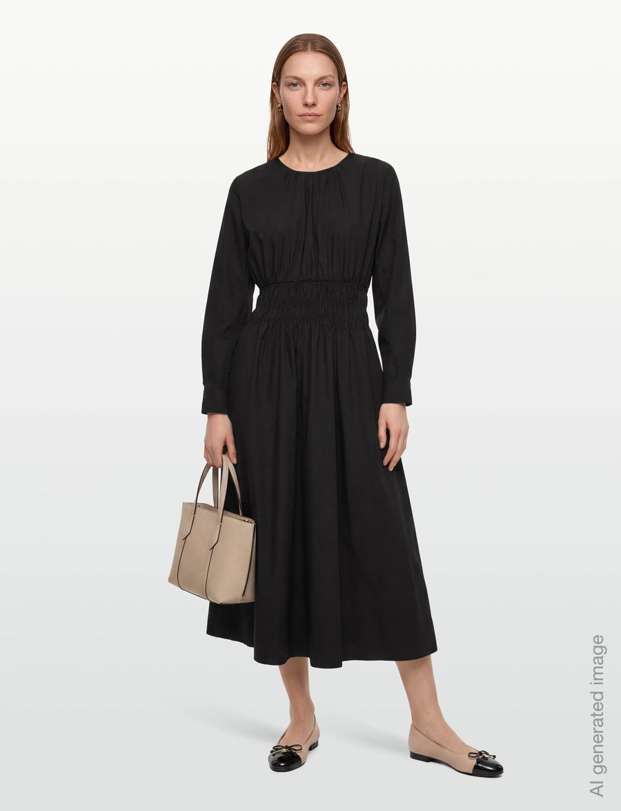 Copenhagen Muse - CMCRIPS-DRESS - maxikleider - black - 0