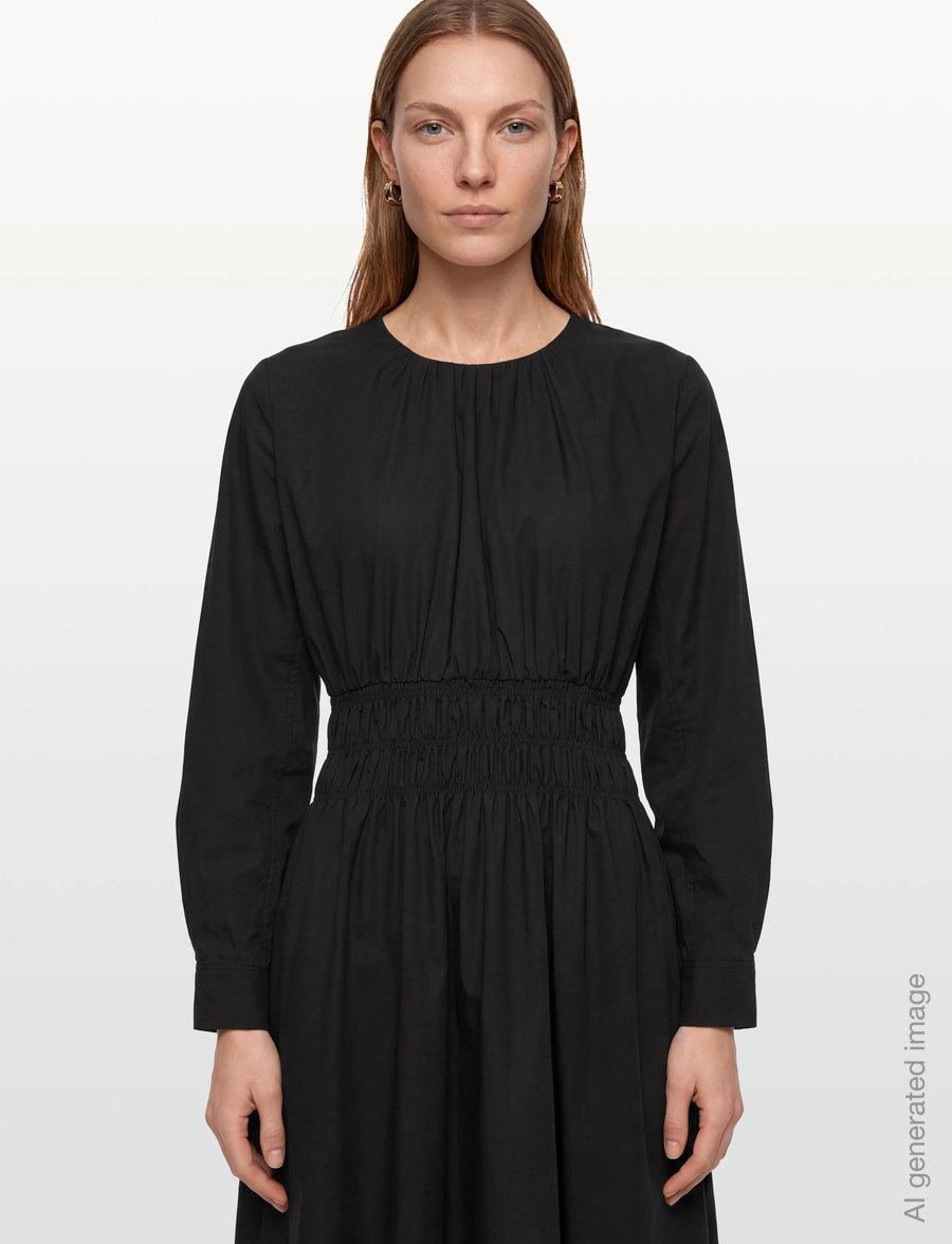 Copenhagen Muse - CMCRIPS-DRESS - maxikleider - black - 3