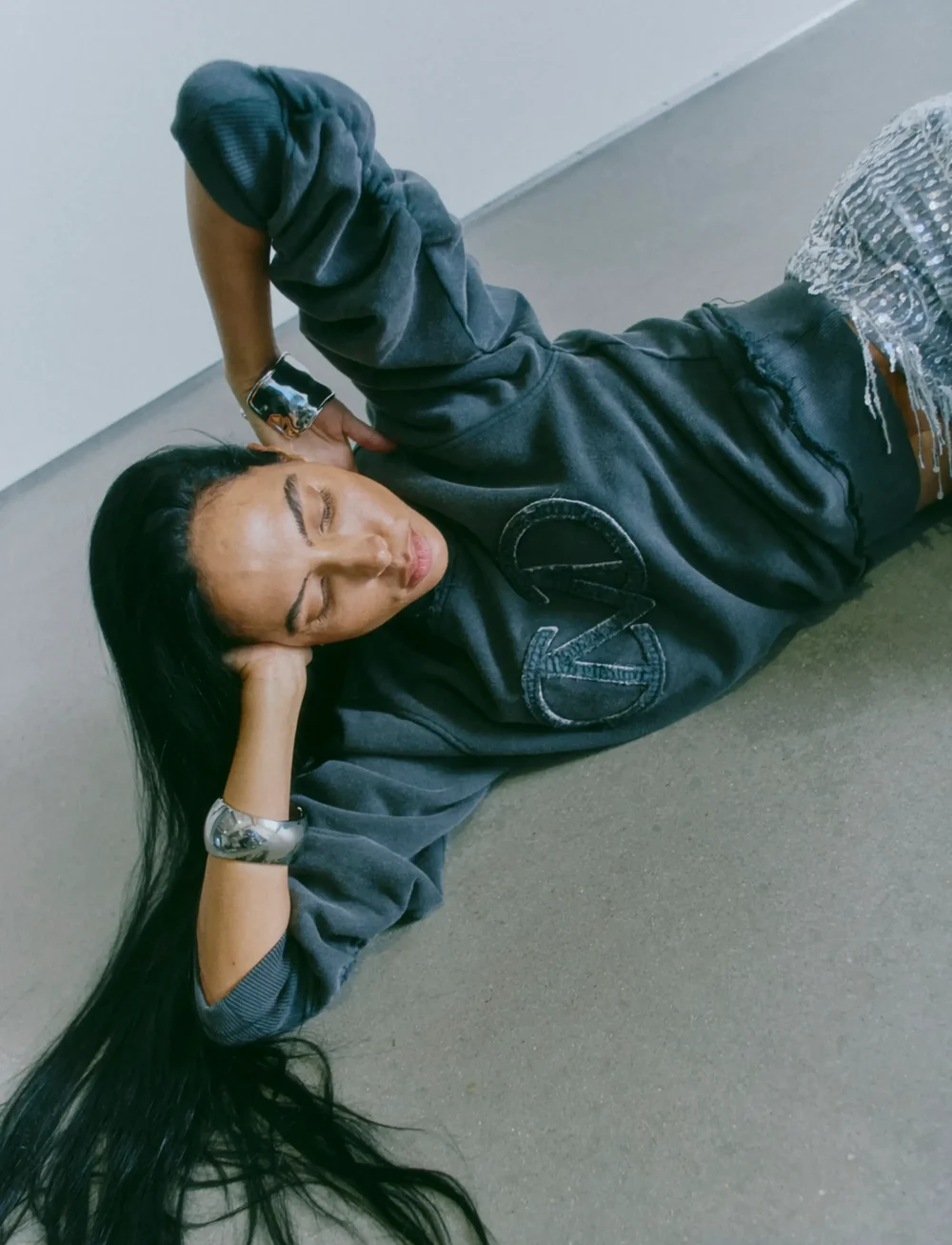 Copenhagen Muse - CMROCO-SWEATSHIRT - modetrender - dark grey melange - 0