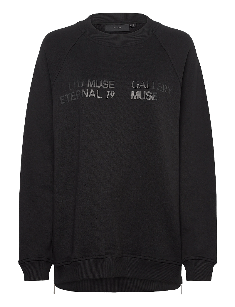 Copenhagen Muse - CMROCO-SWEATSHIRT - modetrends - black - 0
