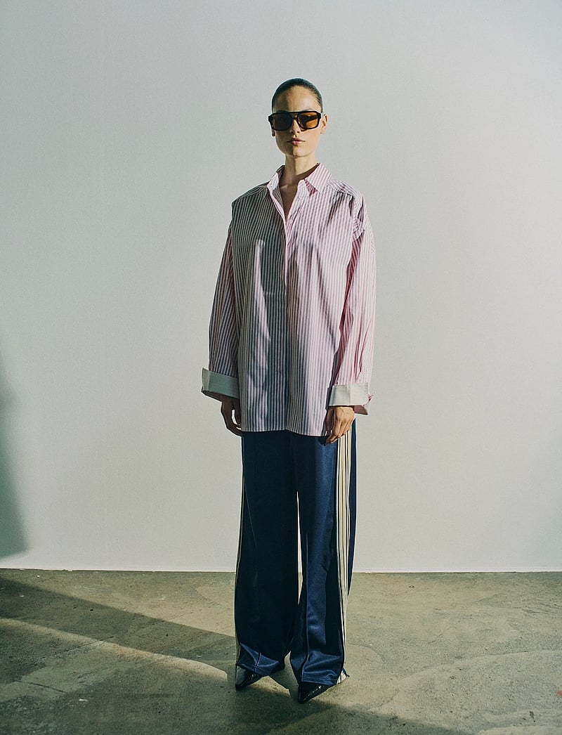 Copenhagen Muse - CMADA-SWEATPANTS - hosen mit weitem bein - total eclipse - 5