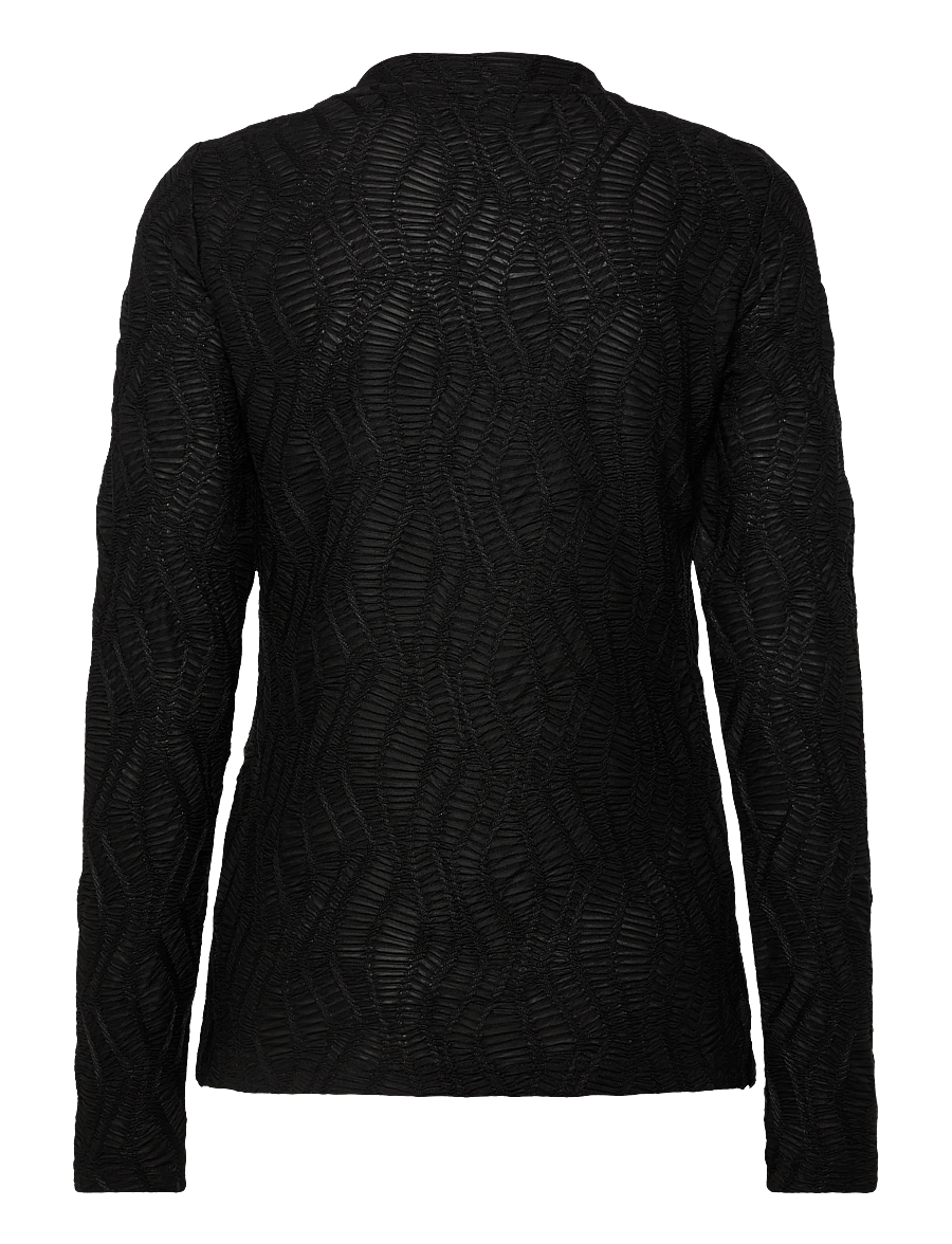 Copenhagen Muse - CMJERI-BLOUSE - langärmelige blusen - black - 2