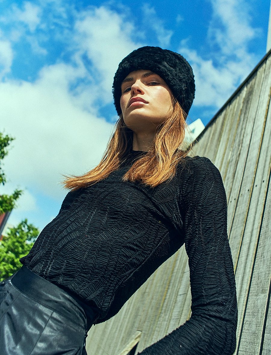 Copenhagen Muse - CMJERI-BLOUSE - langärmelige blusen - black - 3