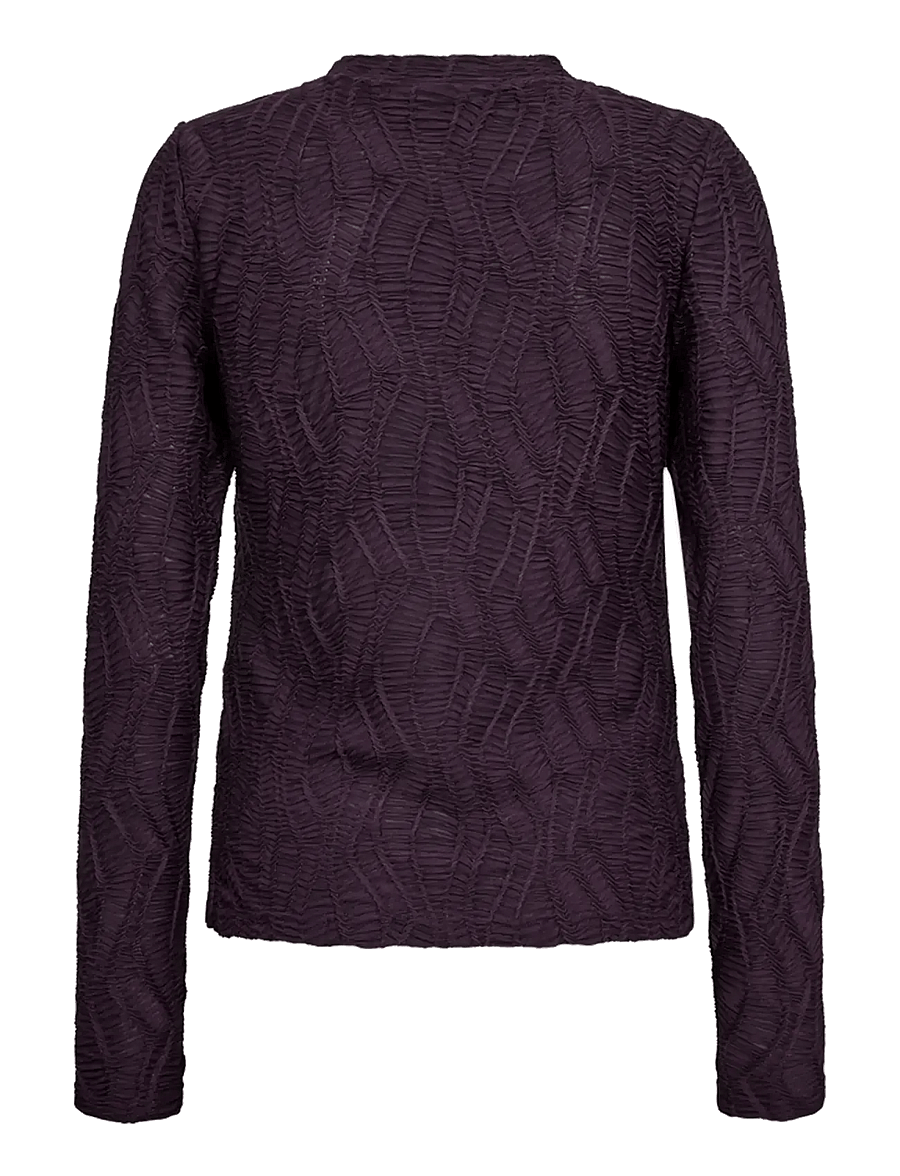 Copenhagen Muse - CMJERI-BLOUSE - langärmelige blusen - plum perfect 19-3316 - 1