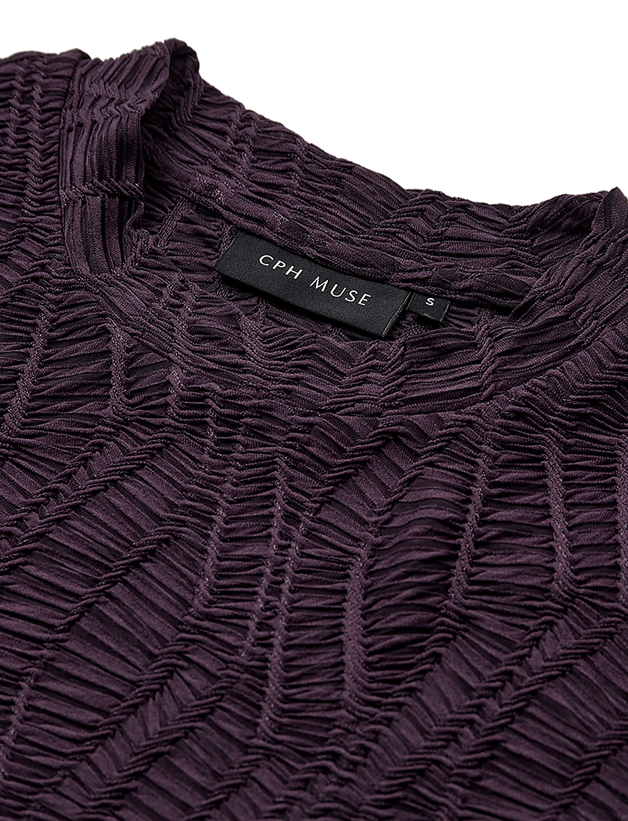 Copenhagen Muse - CMJERI-BLOUSE - langärmelige blusen - plum perfect 19-3316 - 2