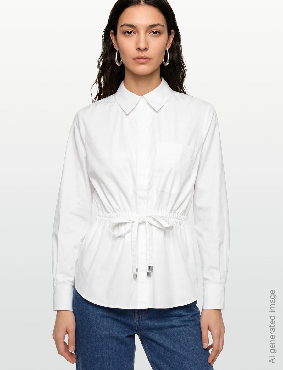 Copenhagen Muse - CMCRIPS-SHIRT - pikkade varrukatega särgid - bright white - 3