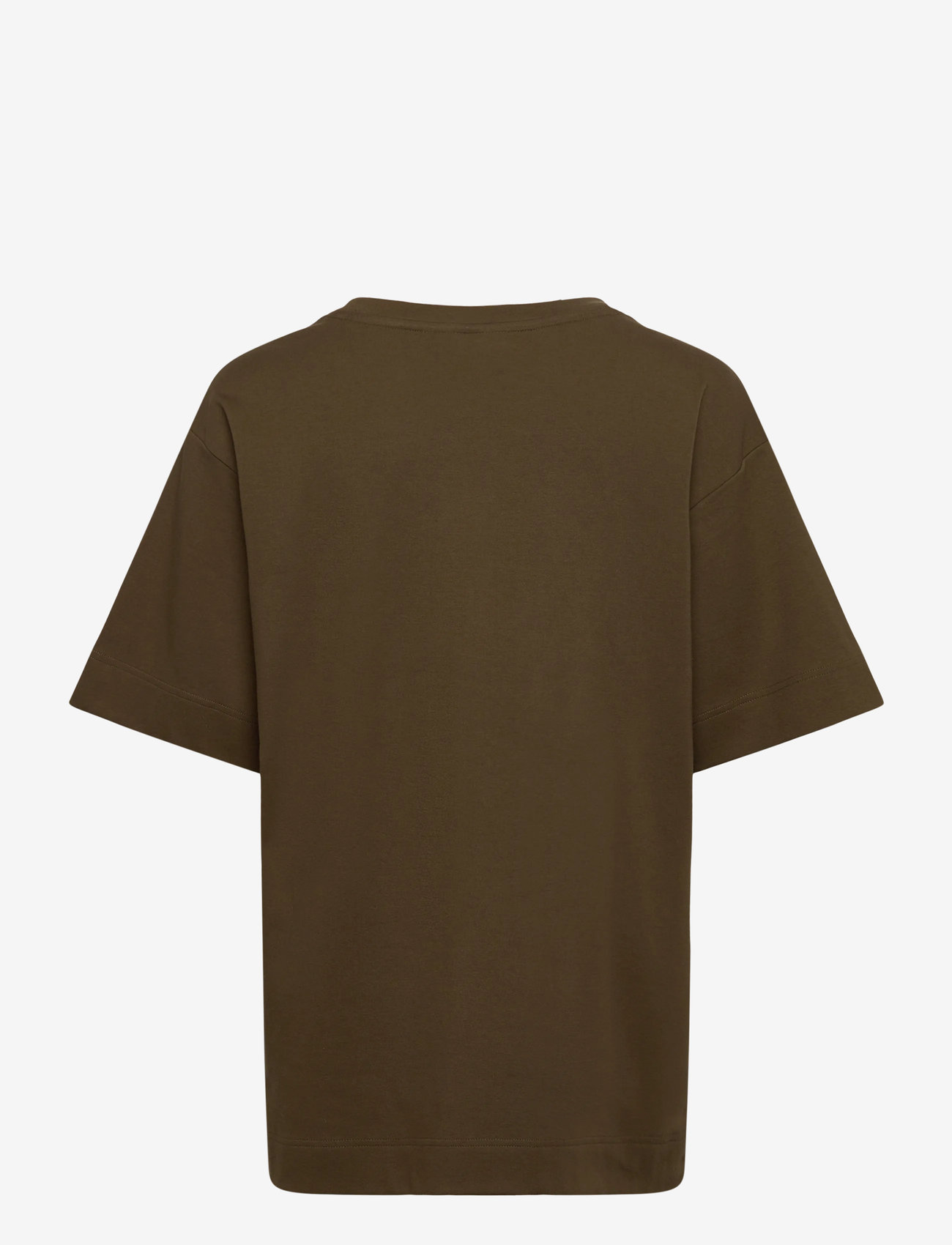Copenhagen Muse - CMMUSE-TEE is an oversized T-shirt in a premium material with a rounded neckline - t-shirts - dark olive - 1