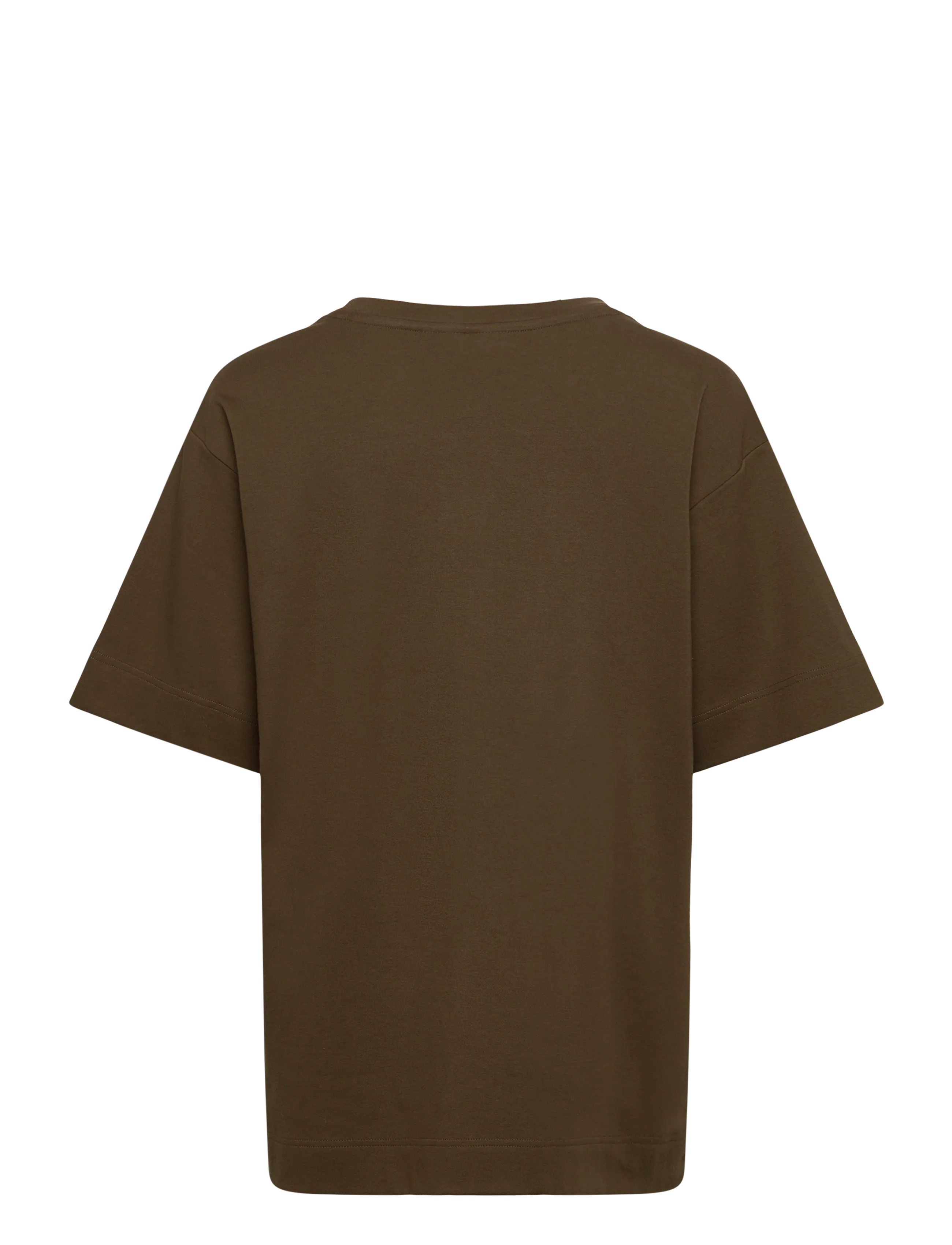 Copenhagen Muse - CMMUSE-TEE is an oversized T-shirt in a premium material with a rounded neckline - t-shirts - dark olive - 1