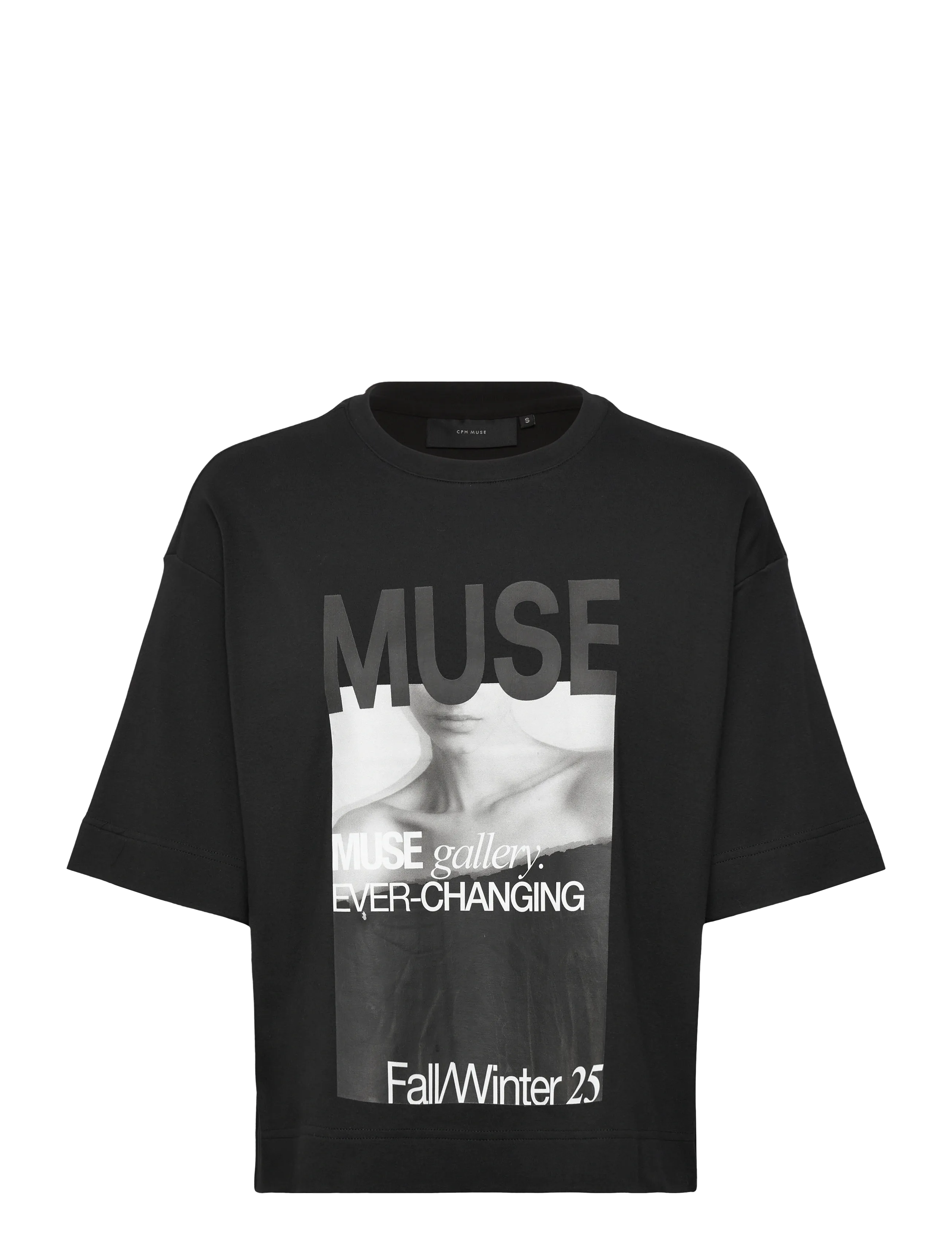 COPENHAGEN MUSE Cmmuse-Tee Schwarz - XL - Damen