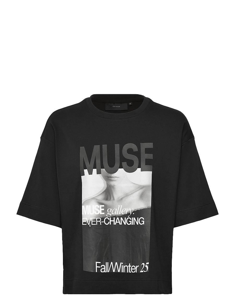 Copenhagen Muse - CMMUSE-TEE - t-shirts - black - 0