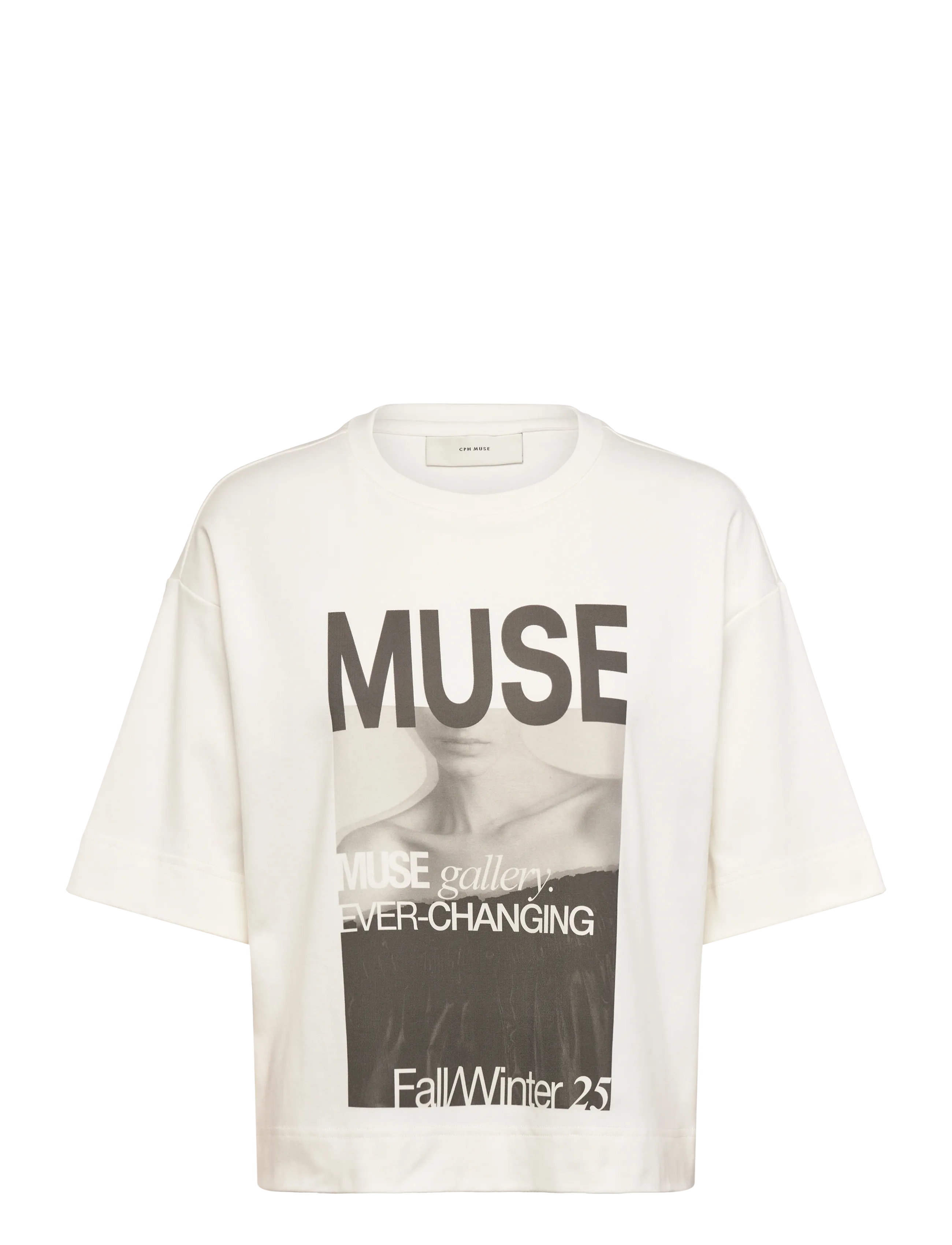 Copenhagen Muse CMMUSE-TEE - Cph Muse - JET STREAM / white