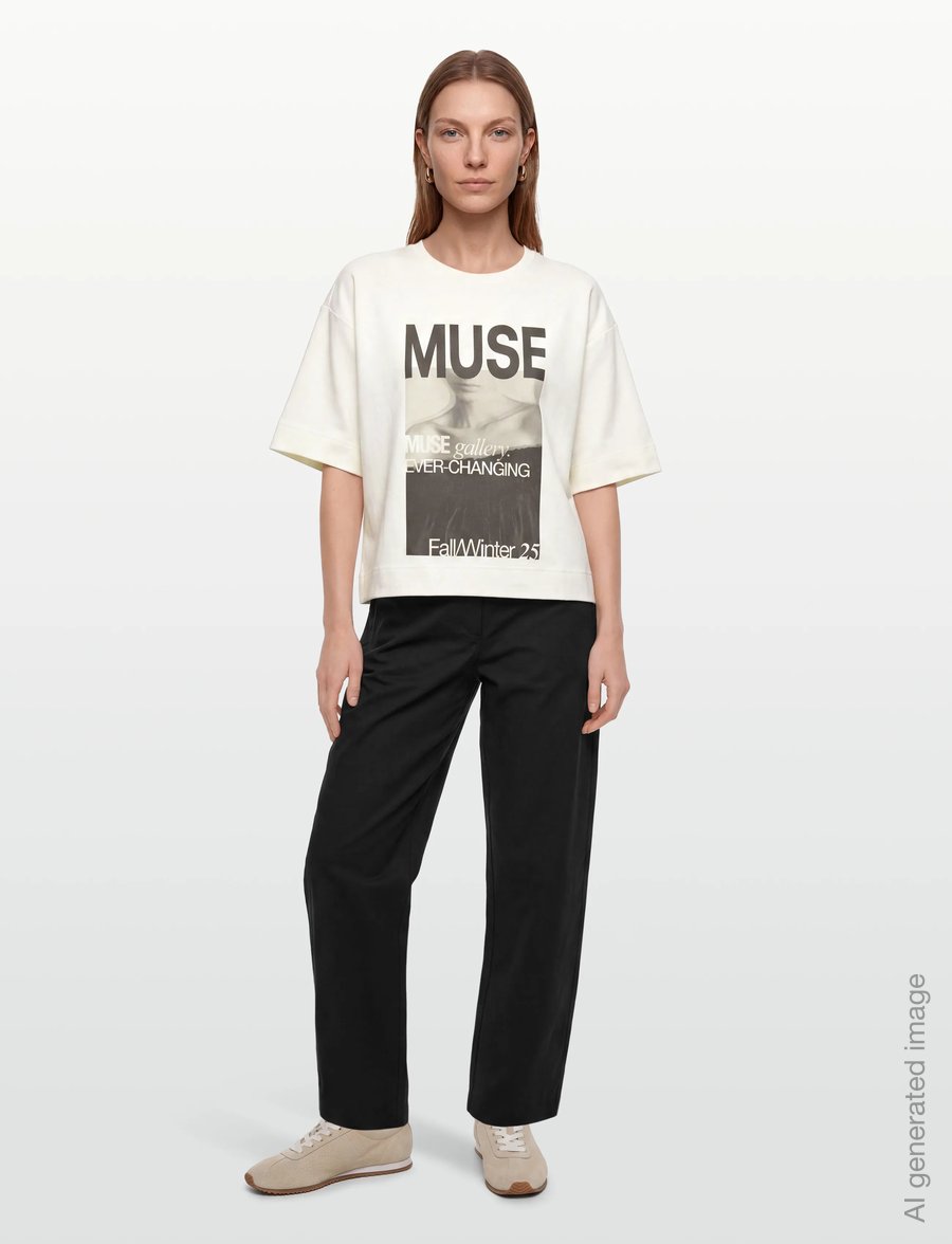 Copenhagen Muse - CMMUSE-TEE - t-shirts - jet stream - 0