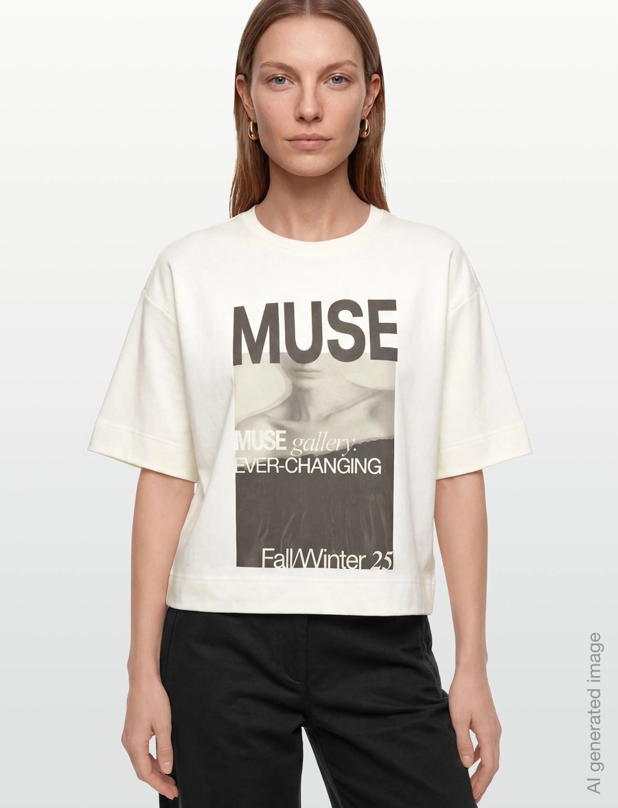 Copenhagen Muse - CMMUSE-TEE - t-shirts - jet stream - 3
