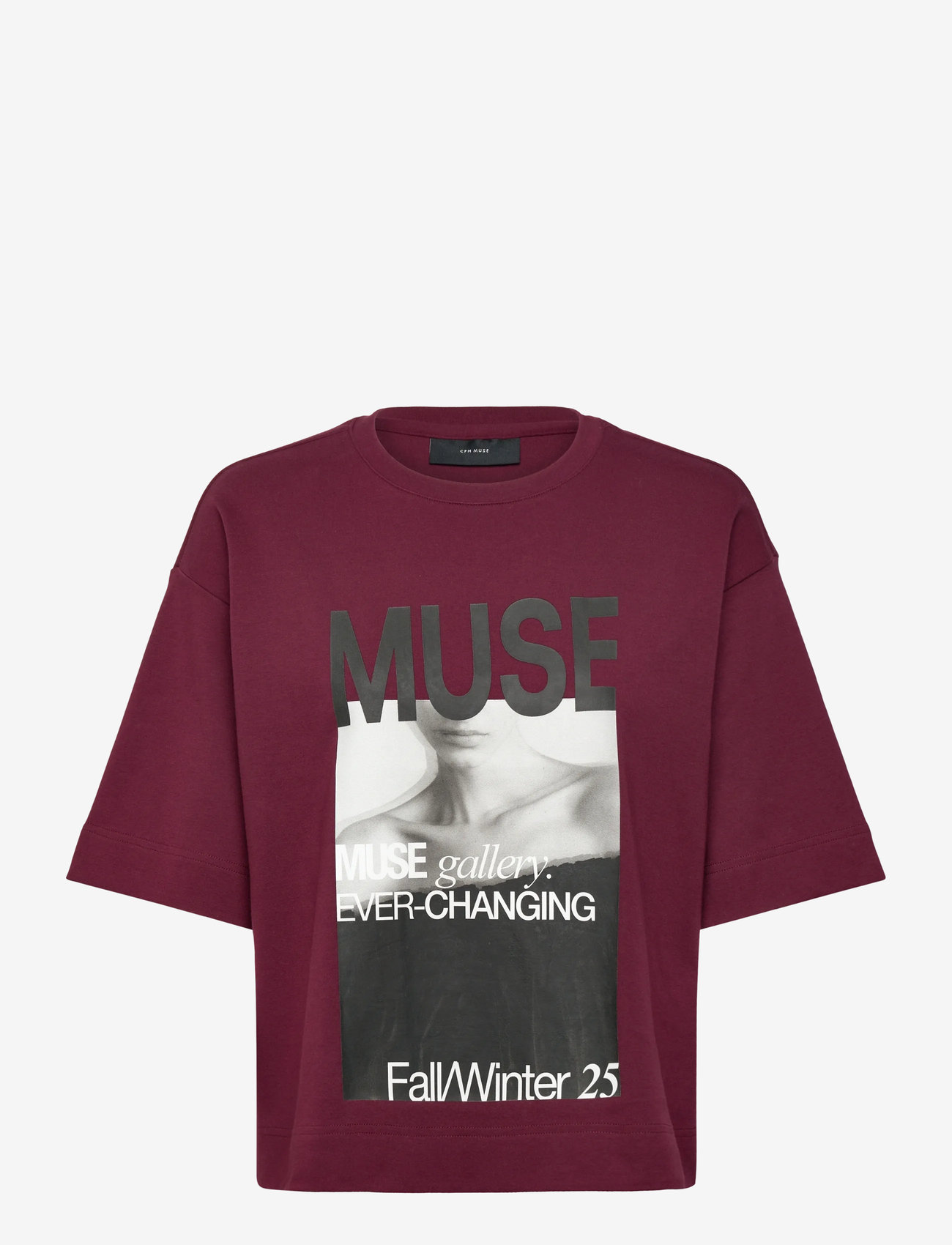 Copenhagen Muse - CMMUSE-TEE - t-shirts - windsor wine - 0