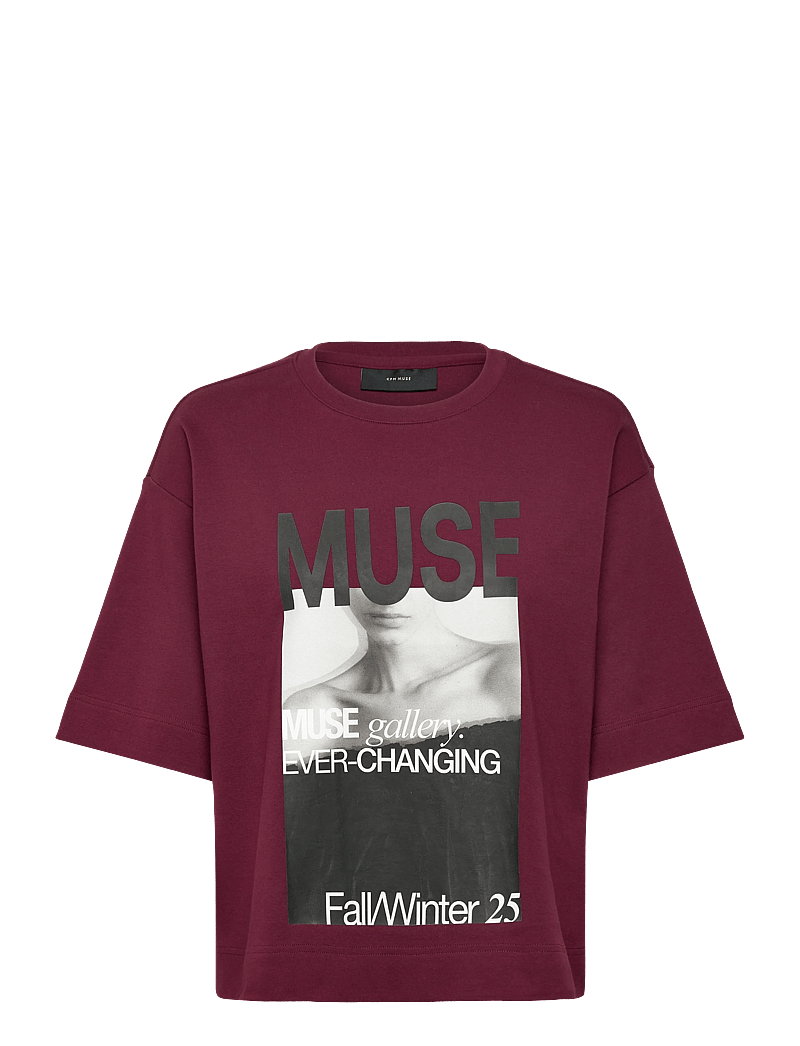Copenhagen Muse - CMMUSE-TEE - t-shirts - windsor wine - 0
