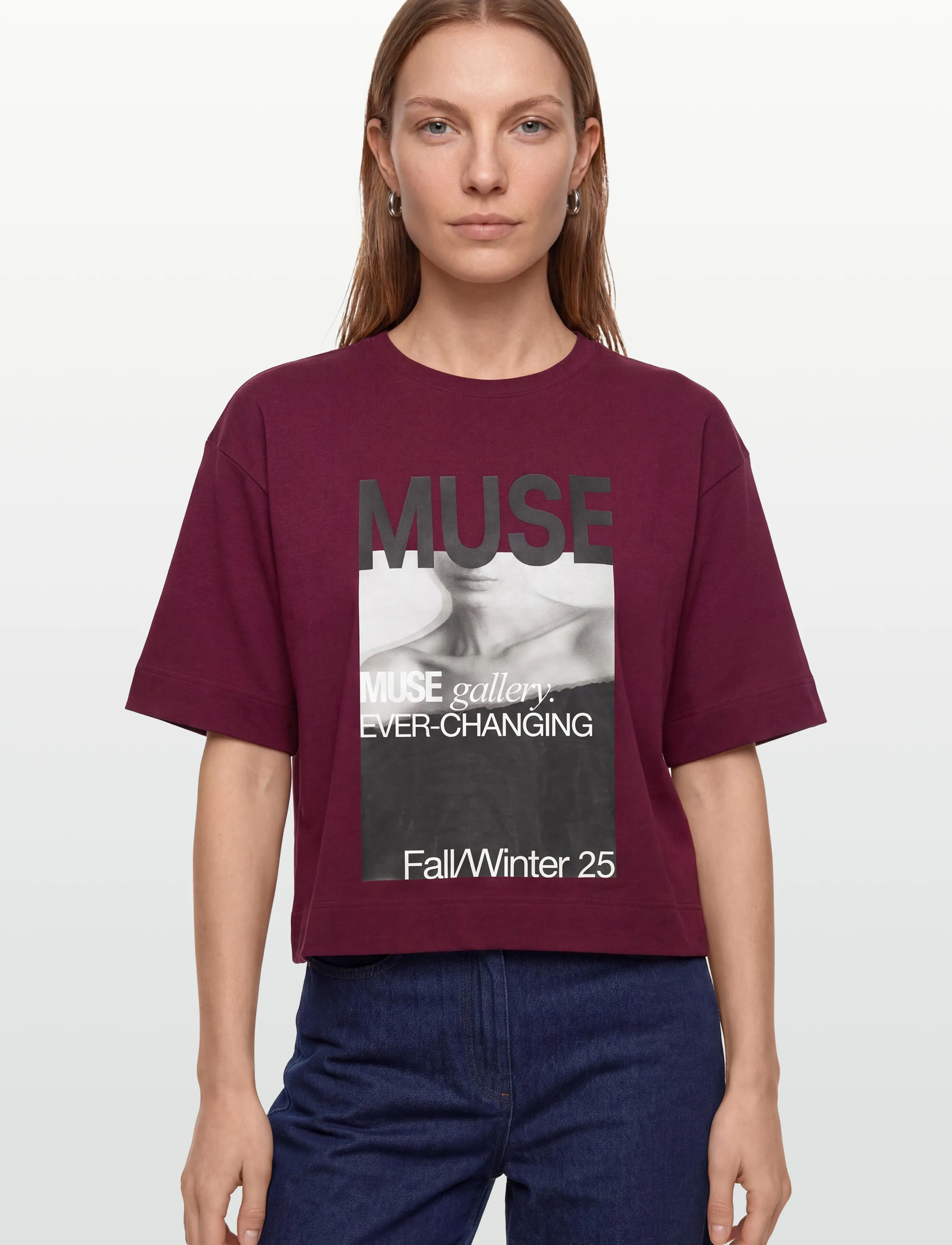 Copenhagen Muse - CMMUSE-TEE - t-särgid - windsor wine - 3