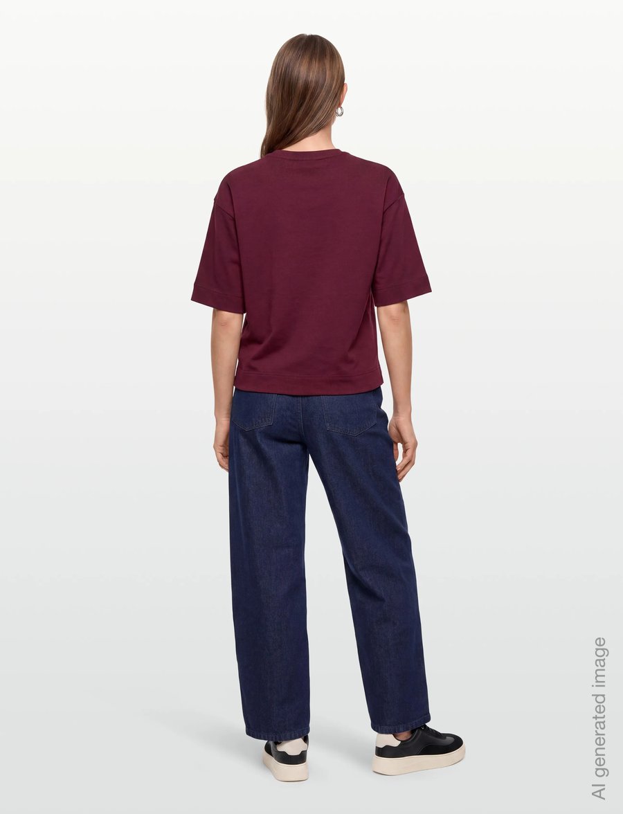 Copenhagen Muse - CMMUSE-TEE - t-shirts - windsor wine - 4