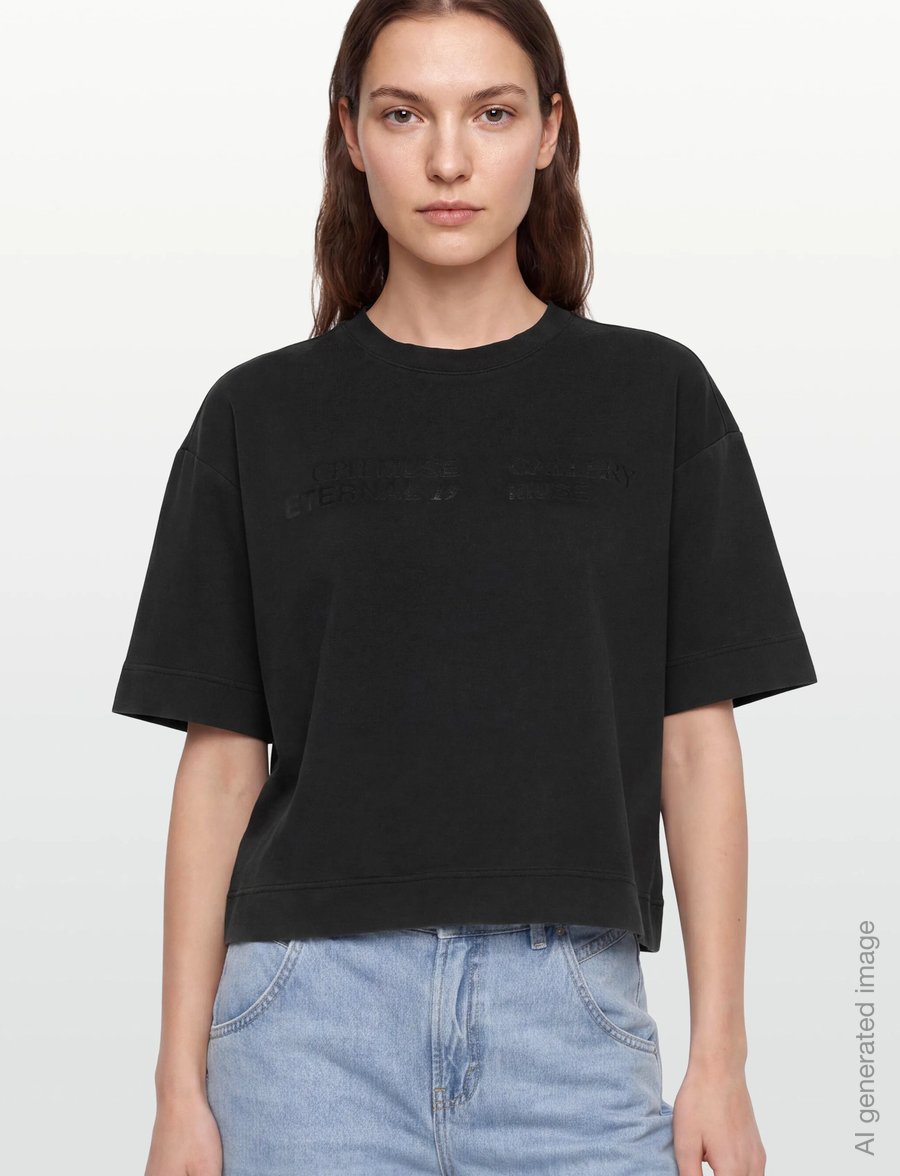 Copenhagen Muse - CMMUSE-TEE - t-shirts - black - 3