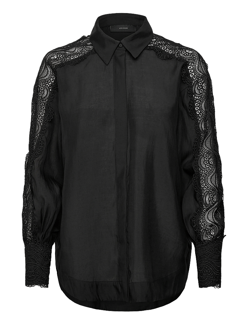 Copenhagen Muse - CMMOLLY-SHIRT - langärmlige hemden - black - 0