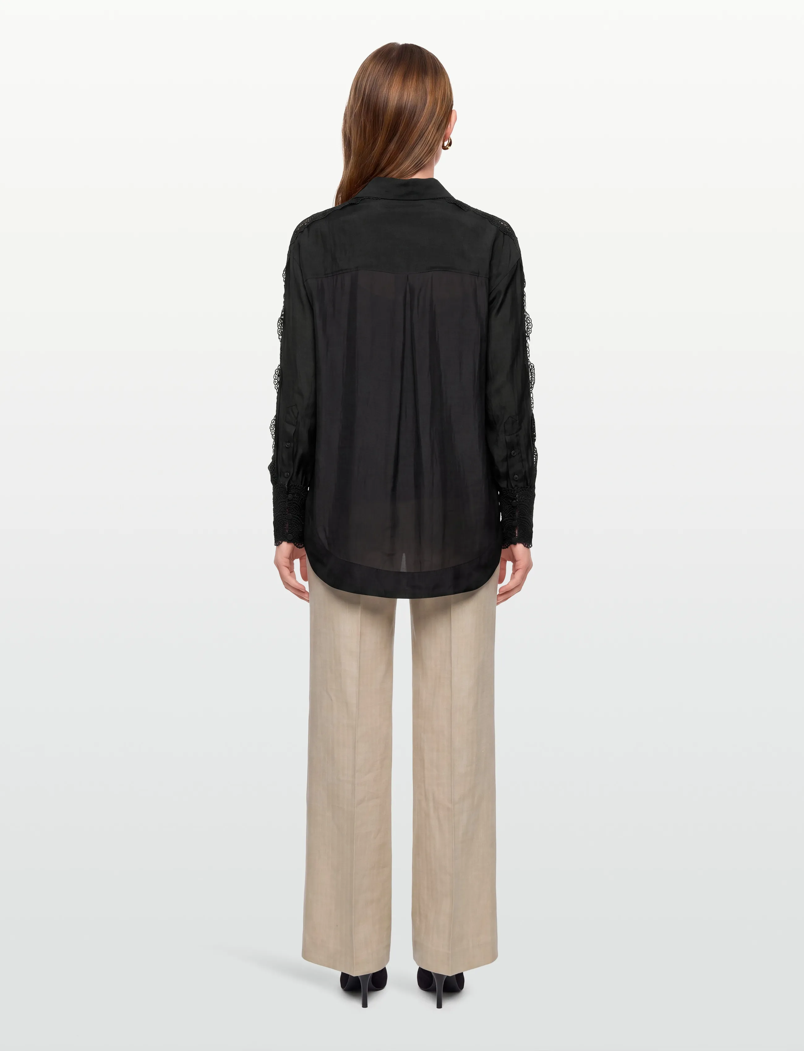 Copenhagen Muse - CMMOLLY-SHIRT - langärmlige hemden - black - 4