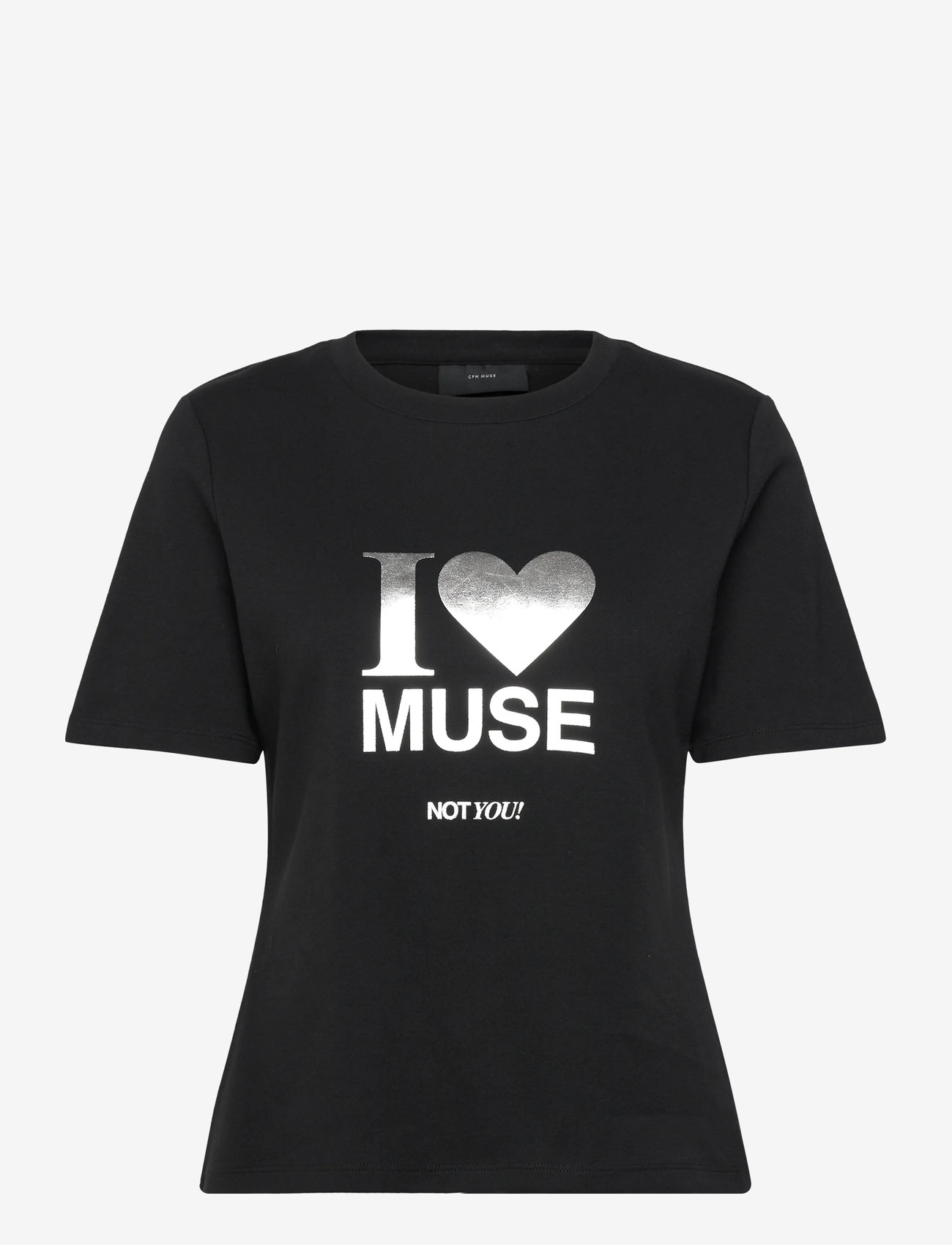 Copenhagen Muse - CMMUSE-TEE - t-shirts - black - 0