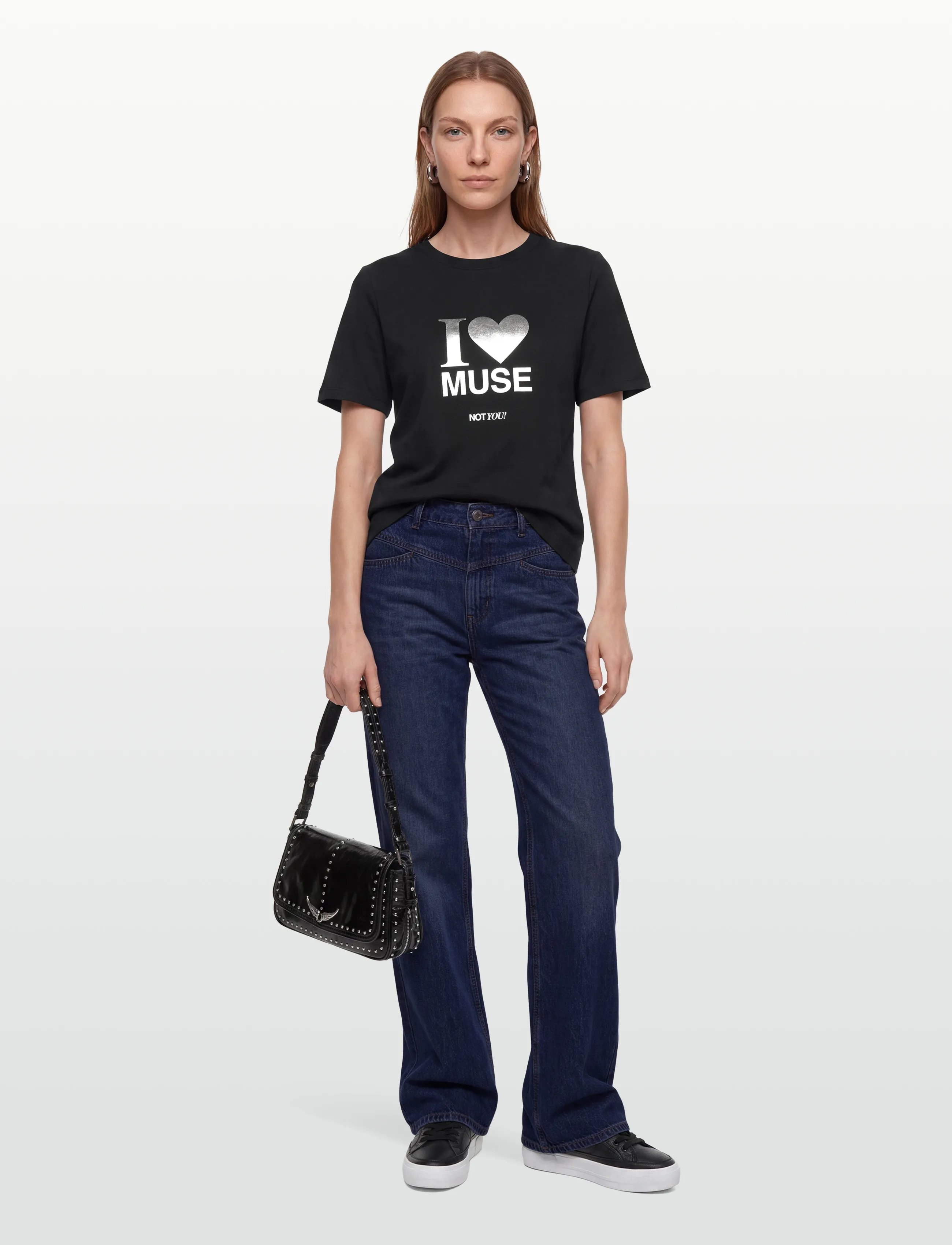 Copenhagen Muse - CMMUSE-TEE - marškinėliai - black - 0