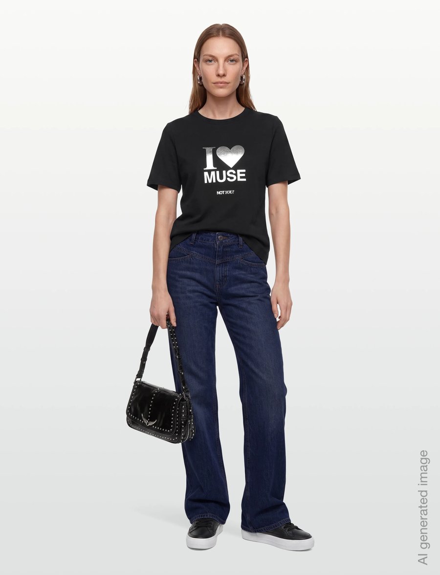 Copenhagen Muse - CMMUSE-TEE - t-särgid - black - 0