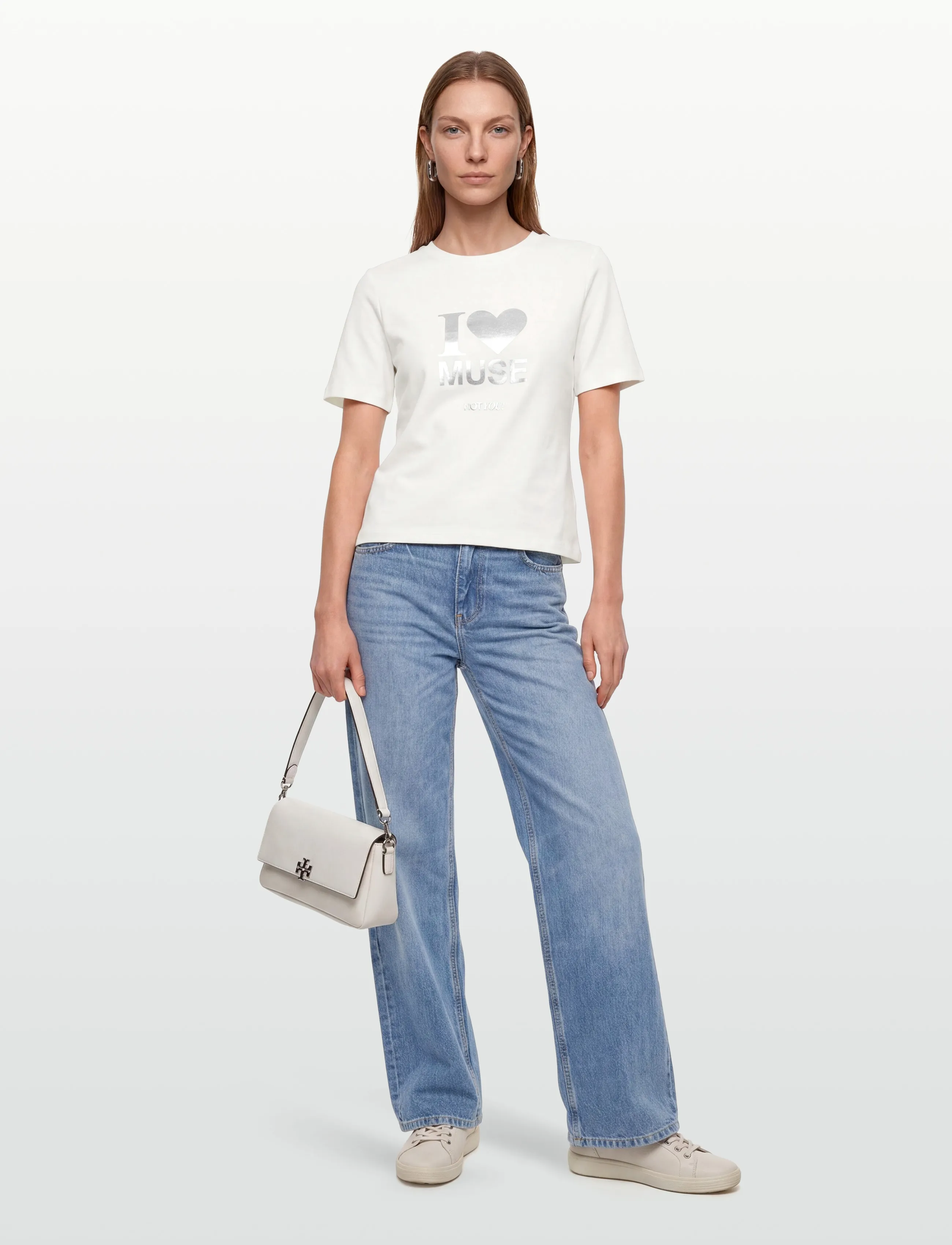 Copenhagen Muse - CMMUSE-TEE - t-shirts & tops - jet stream - 0
