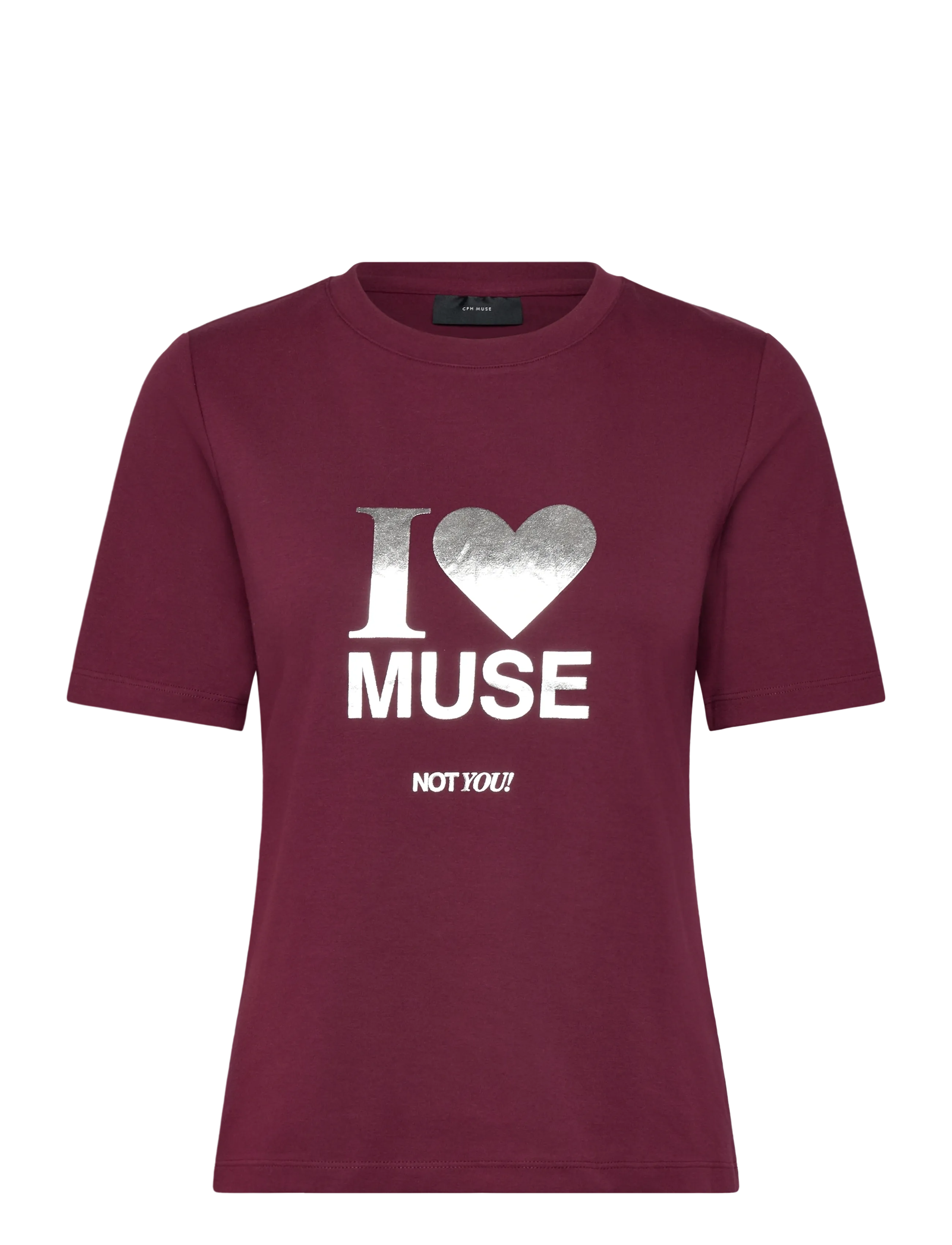 COPENHAGEN MUSE Cmmuse-Tee Burgundy - XS - Damen