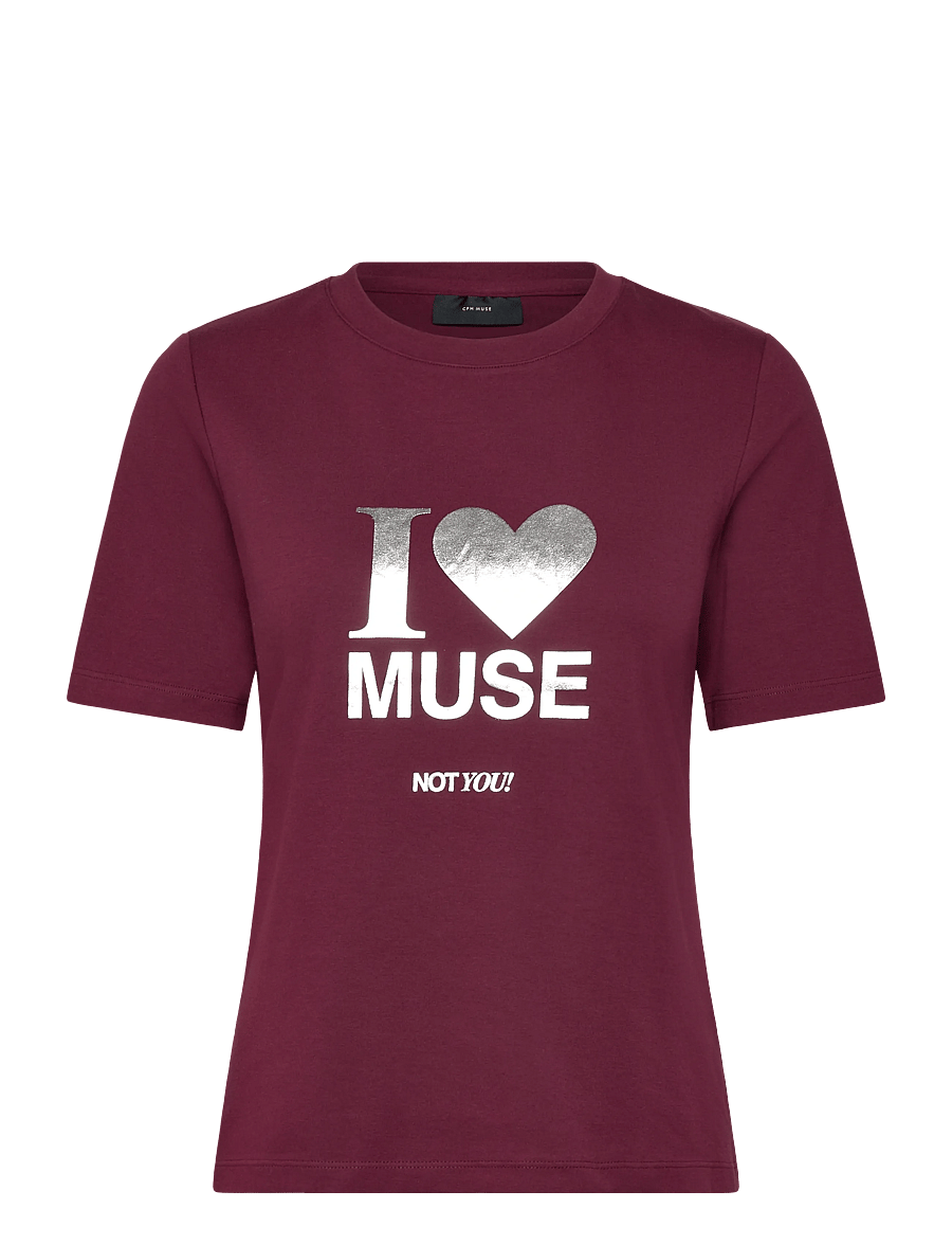 Copenhagen Muse - CMMUSE-TEE - t-shirts - windsor wine - 1