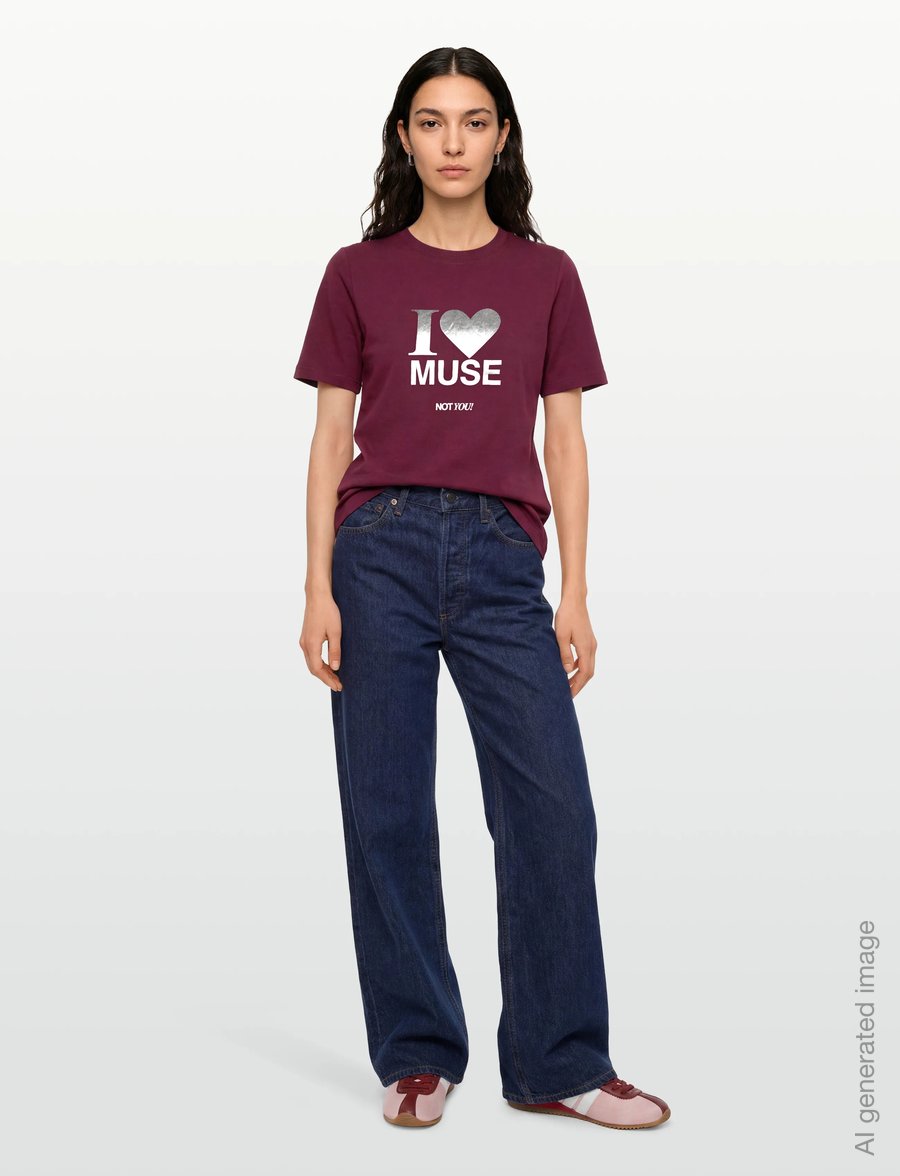 Copenhagen Muse - CMMUSE-TEE - t-shirts - windsor wine - 0