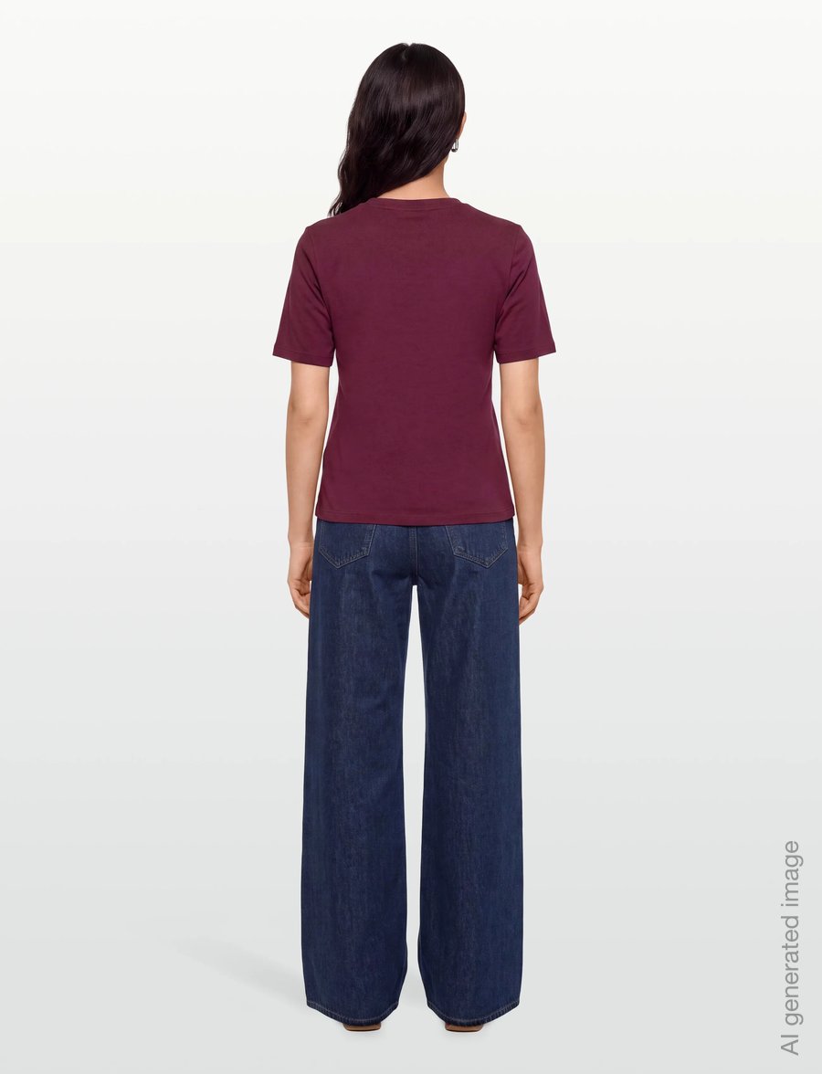Copenhagen Muse - CMMUSE-TEE - t-shirts - windsor wine - 4