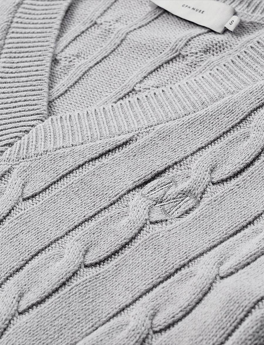 Copenhagen Muse - CMKOTOM-PULLOVER - jumpers - light grey melange - 2
