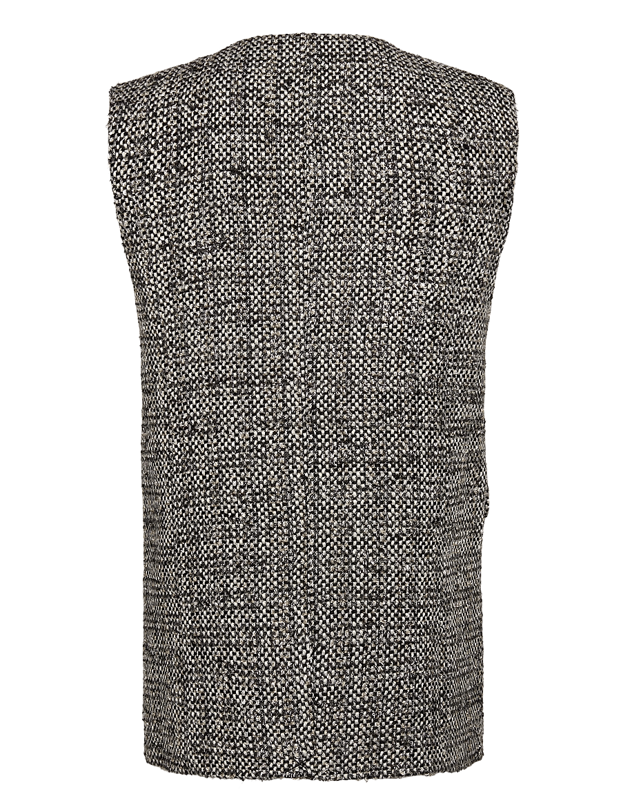 Copenhagen Muse - CMRUBI-WAISTCOAT - jet stream w. black - 2