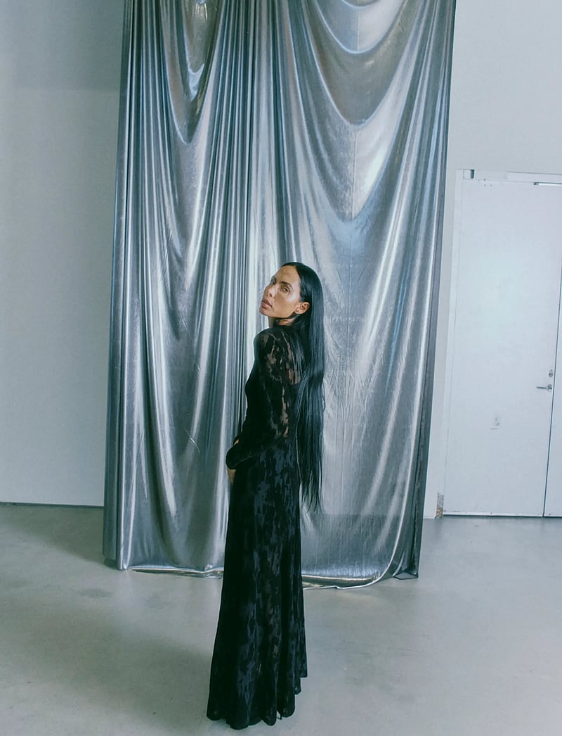 Copenhagen Muse - CMFLAME-DRESS - Õhtukleidid - black - 0