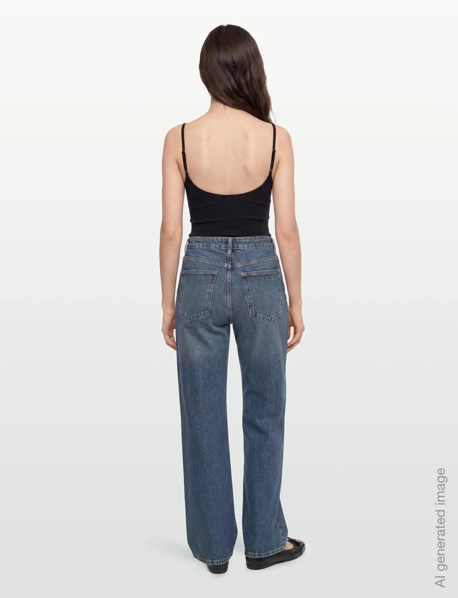 Copenhagen Muse - CMJENNIFER-PANTS - jeans droites - medium blue denim - 4