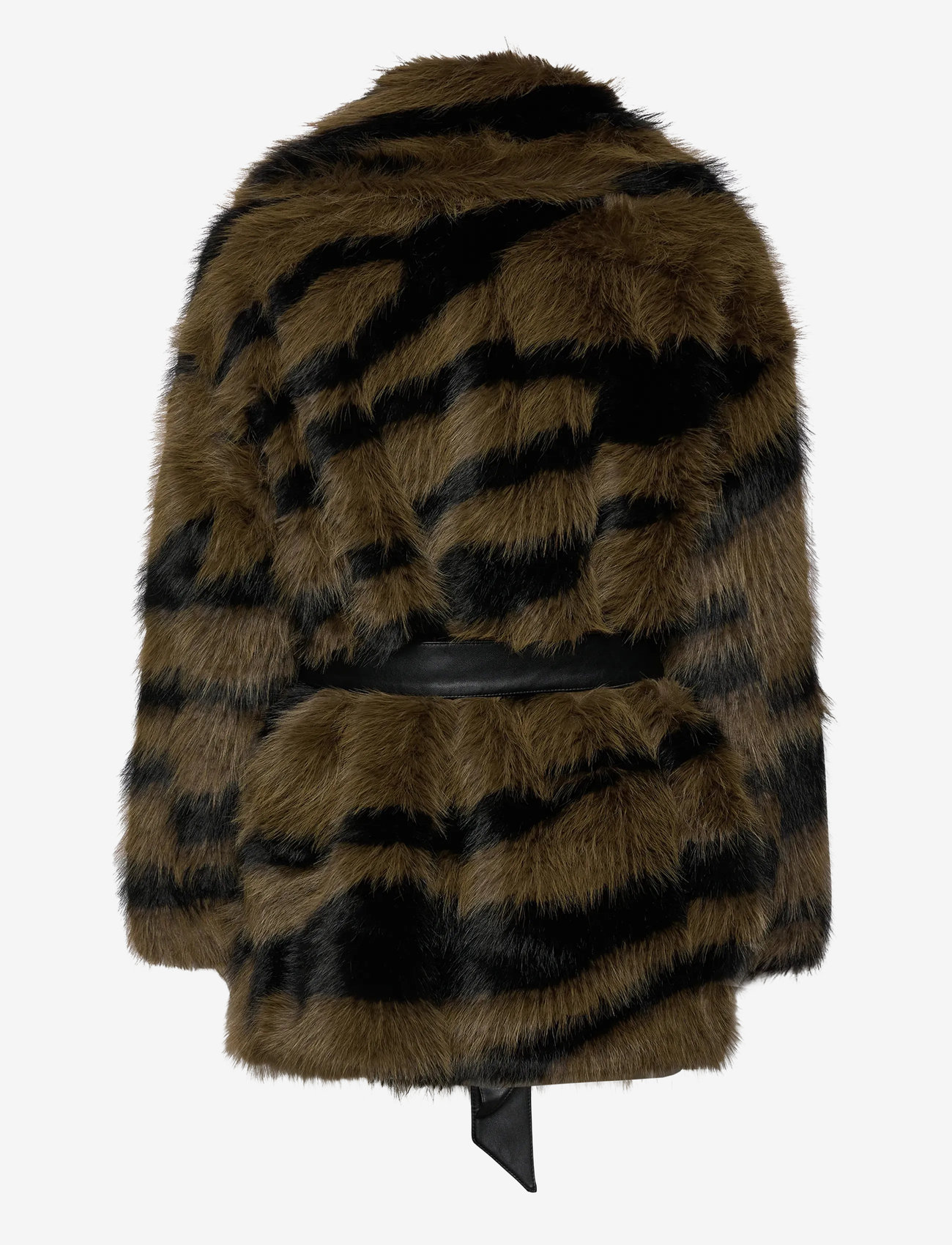 Copenhagen Muse - CMPLUSHY-JACKET - kunstkarusnahk - dark olive w. black - 2