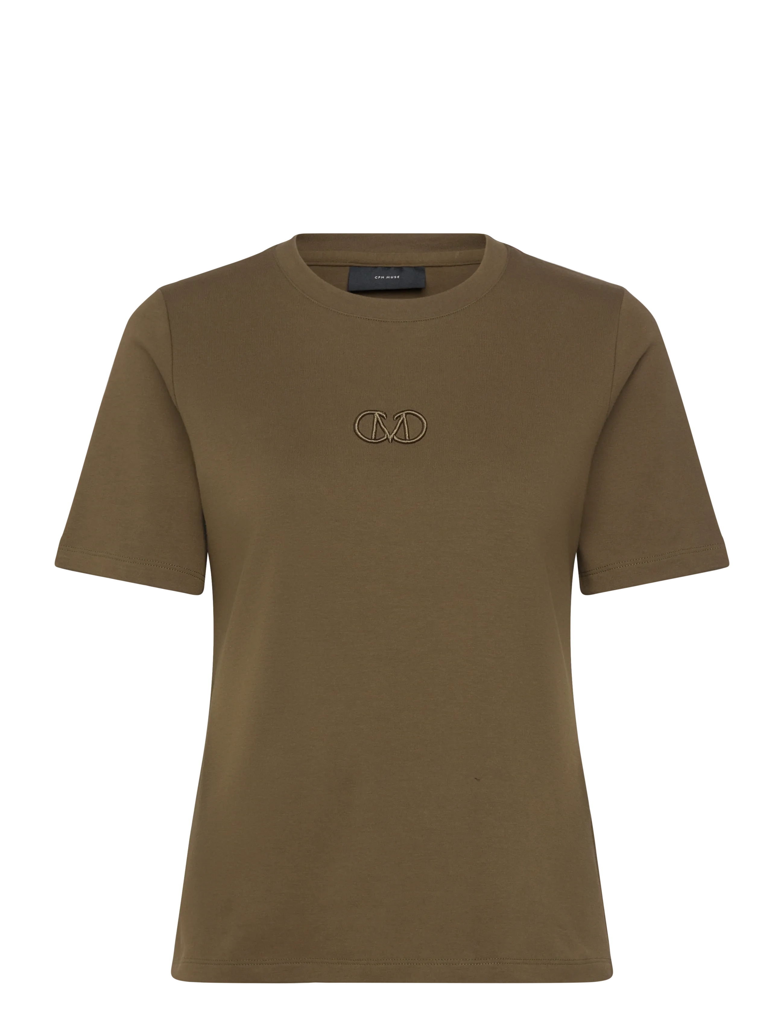 COPENHAGEN MUSE Cmmuse-Tee Khaki - XS - Damen