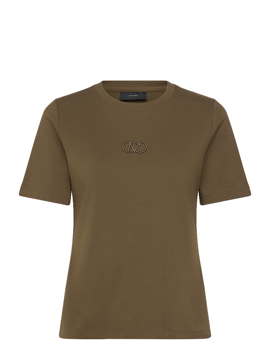 Copenhagen Muse - CMMUSE-TEE - t-shirts - dark olive - 1