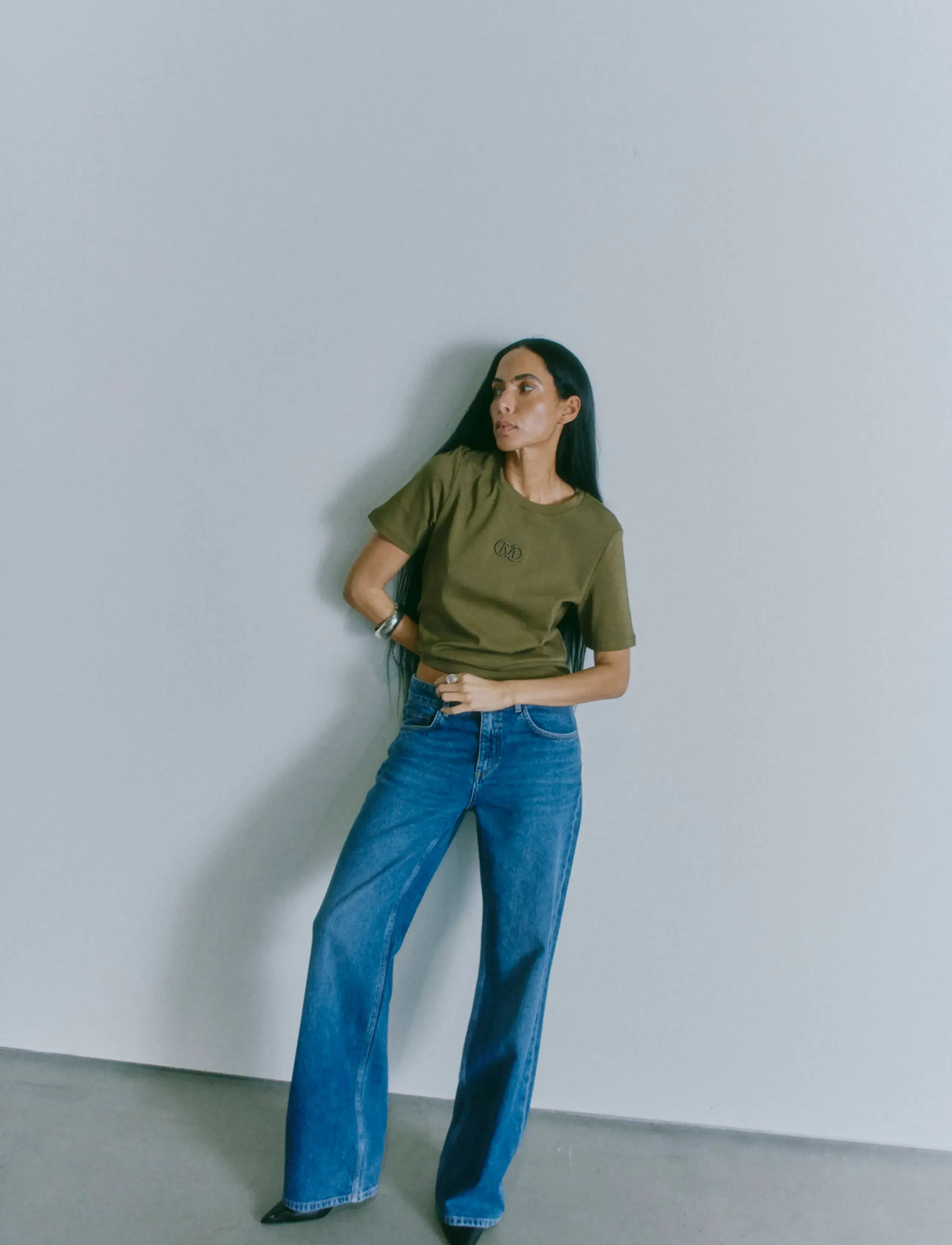 Copenhagen Muse Cmmuse-Tee, S, T-shirts & Oberteile, Khakigrün - Short-sleeved, Frauen