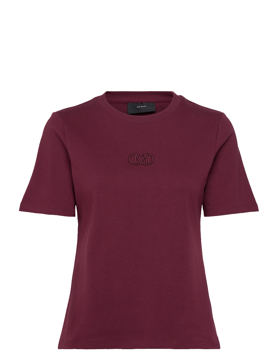 Copenhagen Muse - CMMUSE-TEE - t-shirts - windsor wine - 1