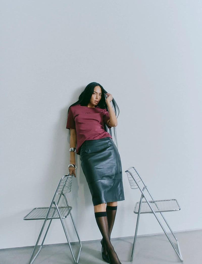 Copenhagen Muse - CMMUSE-TEE - t-shirts - windsor wine - 3