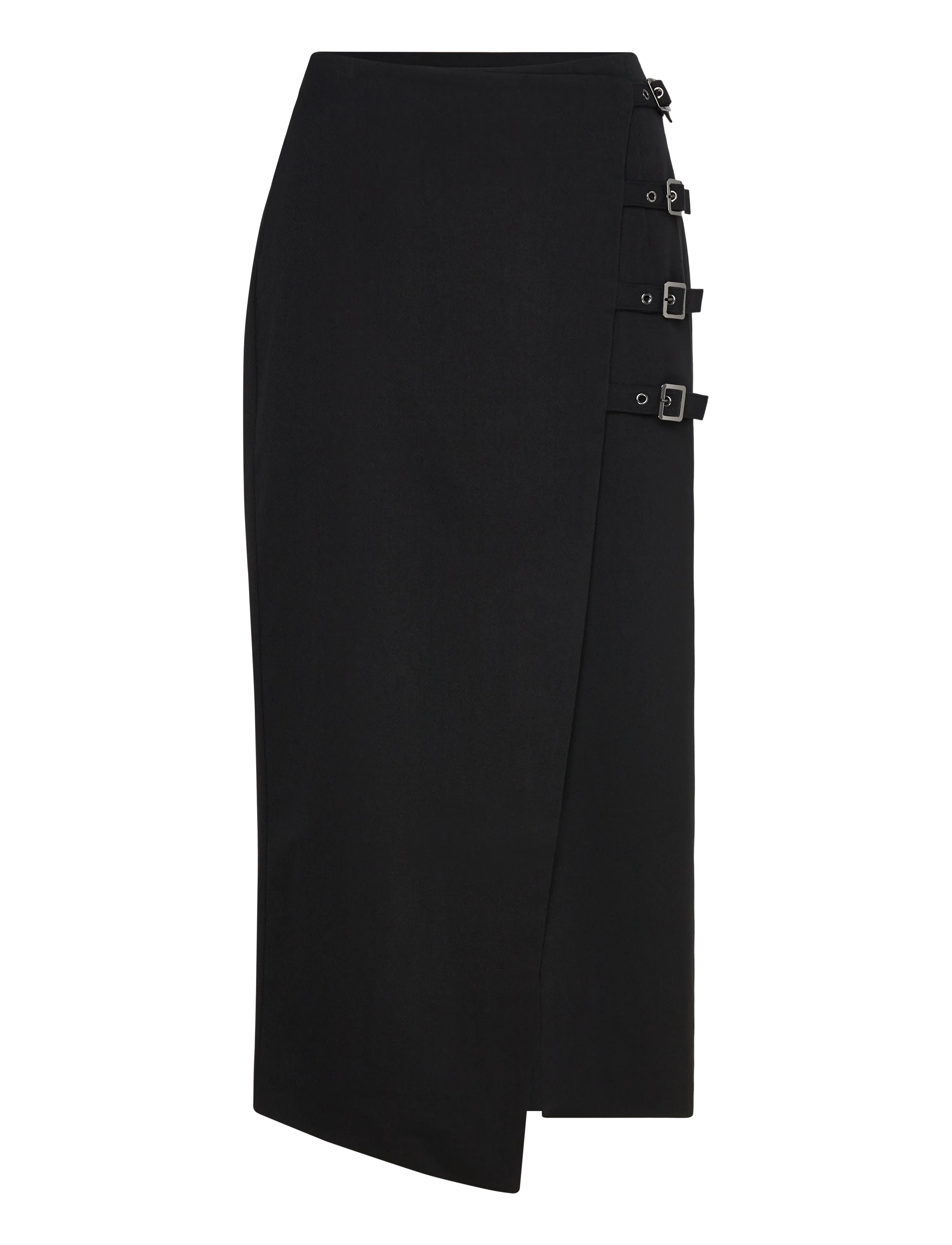 COPENHAGEN MUSE Cmtailor-Rock Is A Wrap Rock In A Premium Material With A Concealed Back Zip F Schwarz - S - Damen