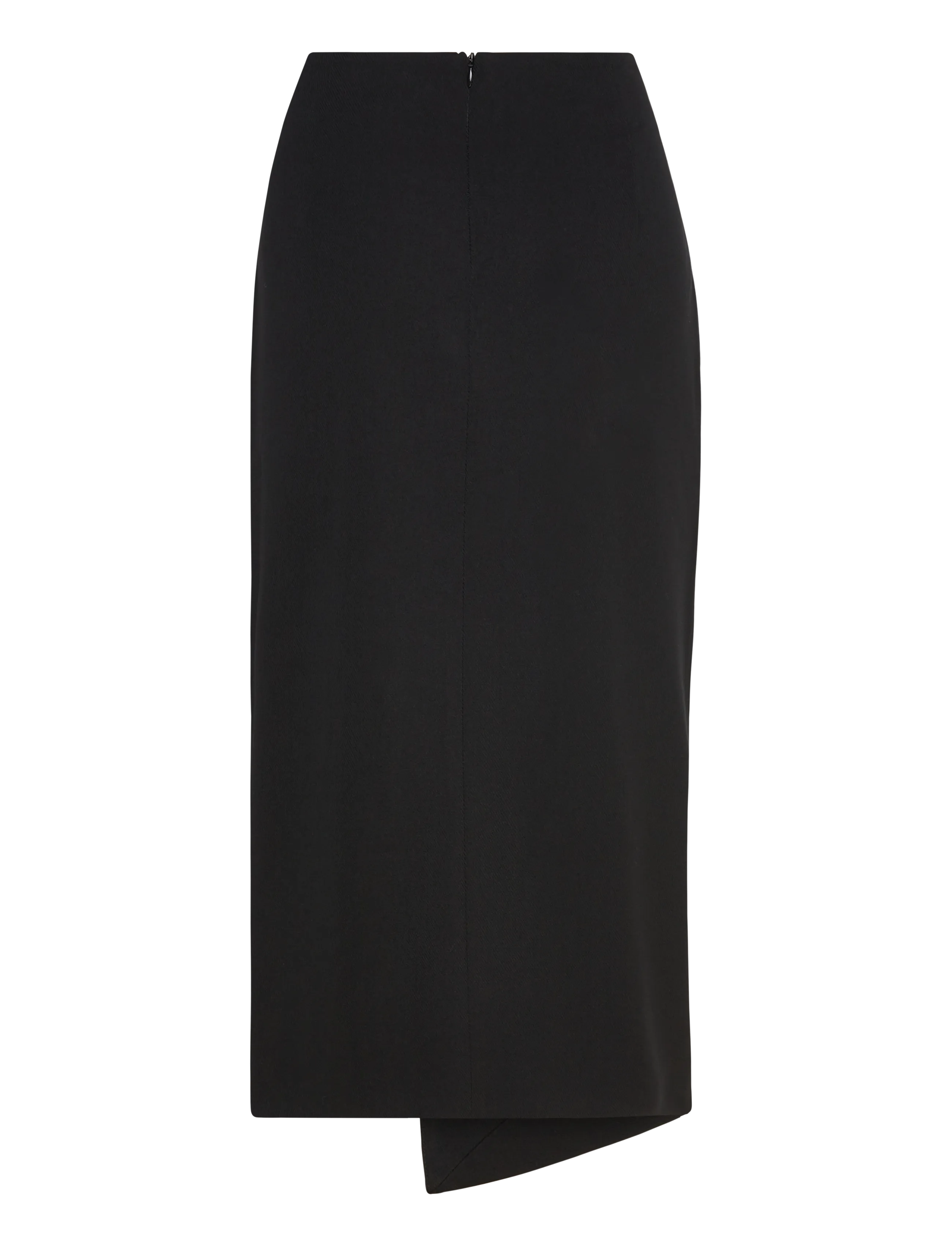 Copenhagen Muse - CMTAILOR-SKIRT is a wrap skirt in a premium material with a concealed back zip f - jupes portefeuille - black - 1