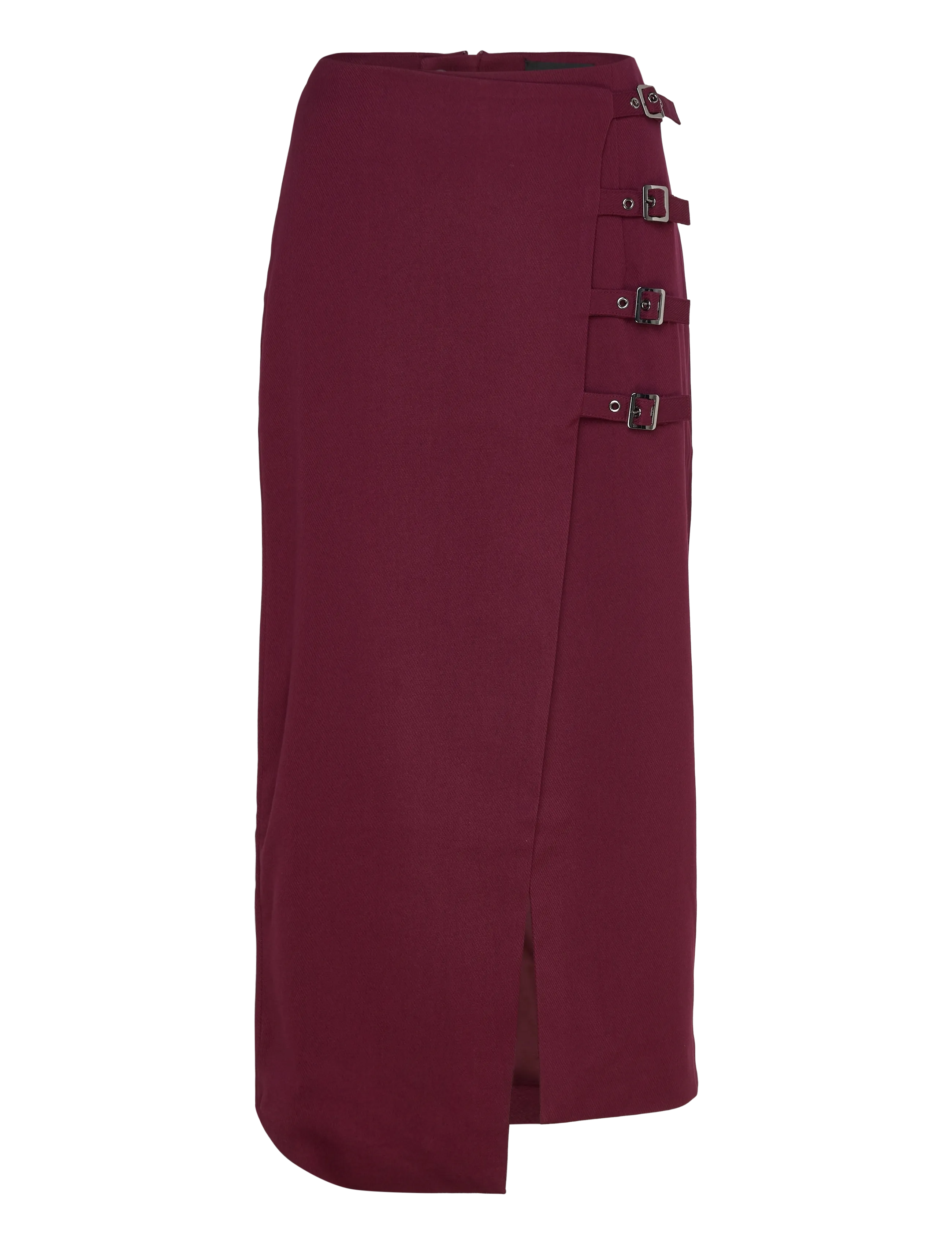 COPENHAGEN MUSE Cmtailor-Rock Is A Wrap Rock In A Premium Material With A Concealed Back Zip F Burgundy - XS - Damen