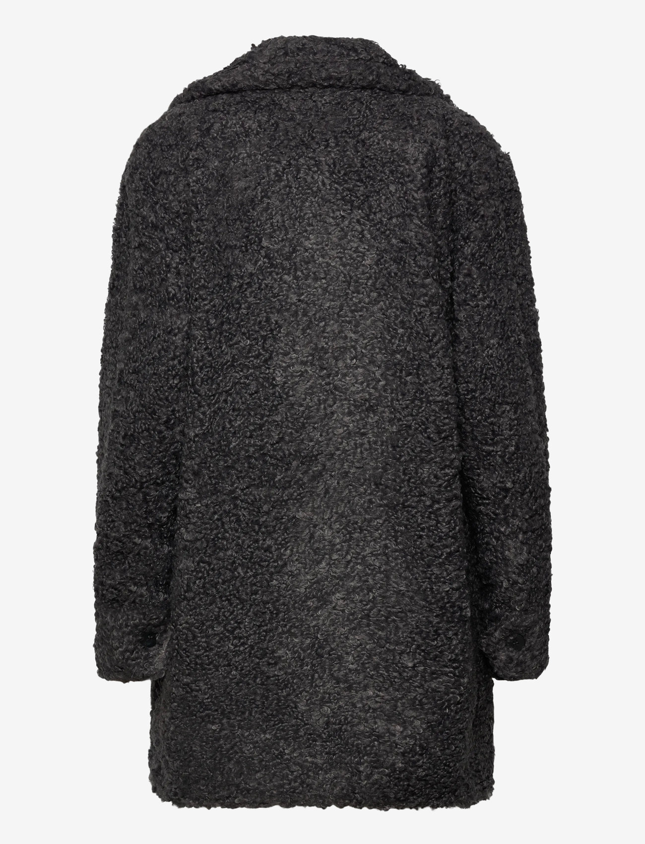 Copenhagen Muse - CMCURLY-COAT - faux fur jakker - dark grey - 1